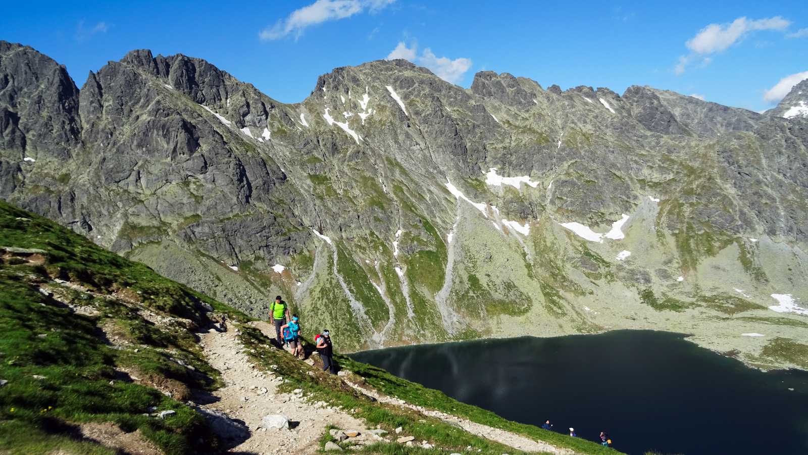 Mengusovský hrebeň nad Veľkým Hincovým plesom