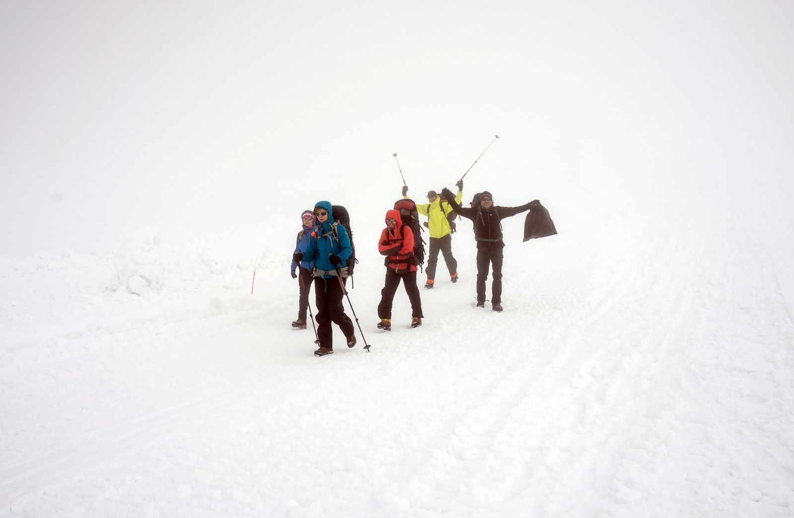 Zostup z Elbrusu