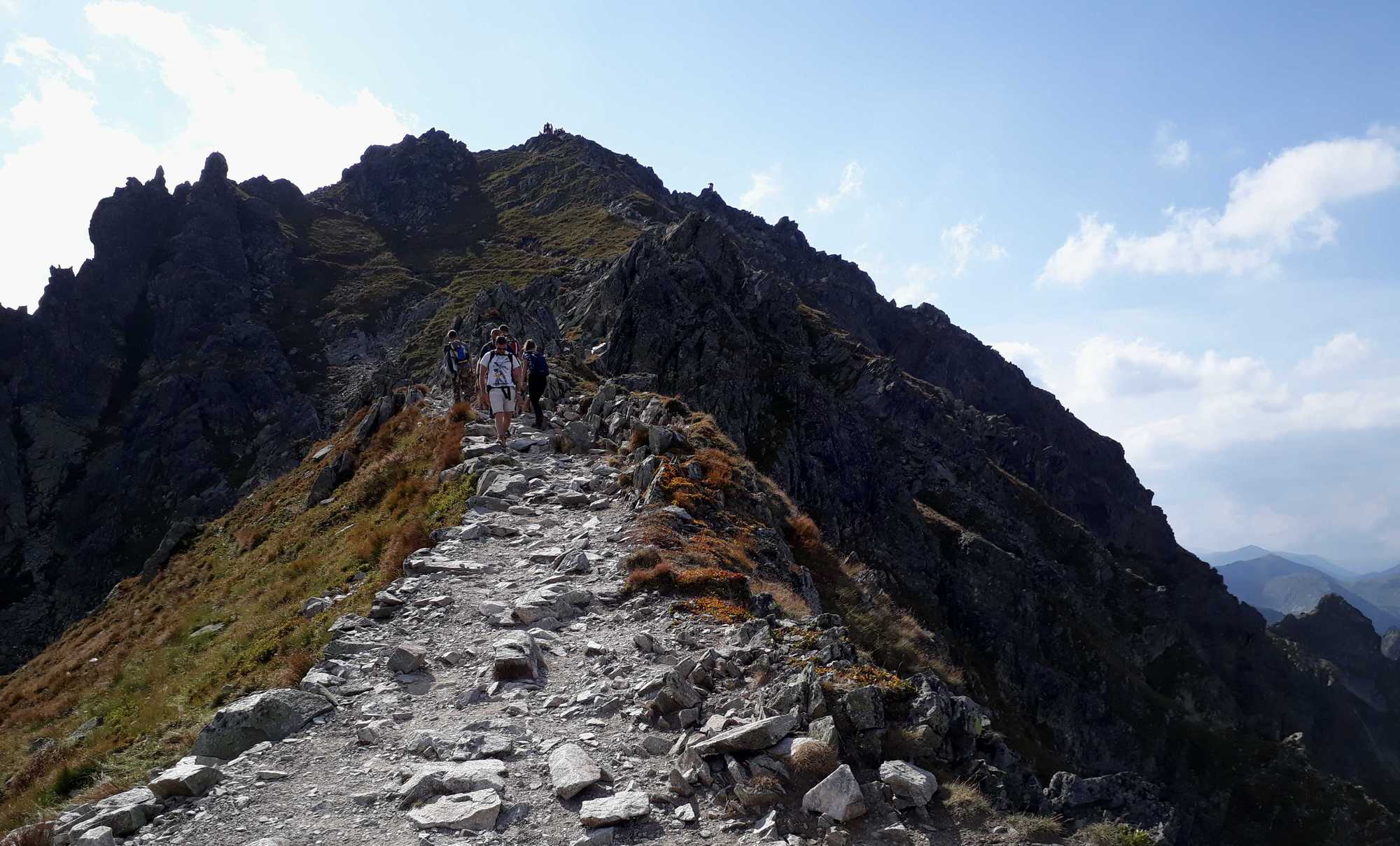 Chodník na Hrubý štít zo Szpiglasového sedla