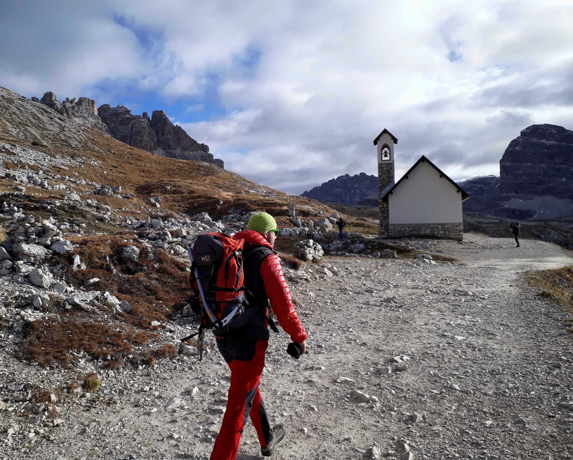 Kaplnka pod Tre Cime