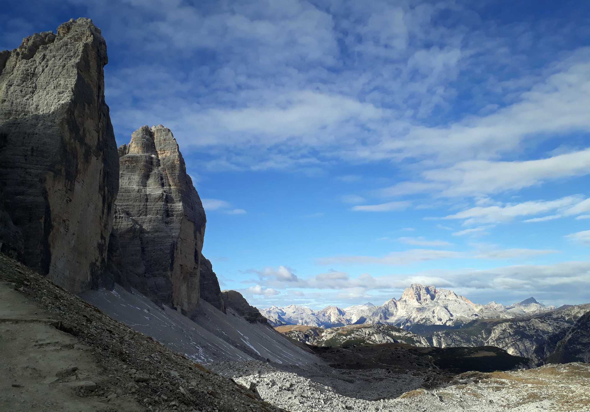 Severná strana Tre Cime