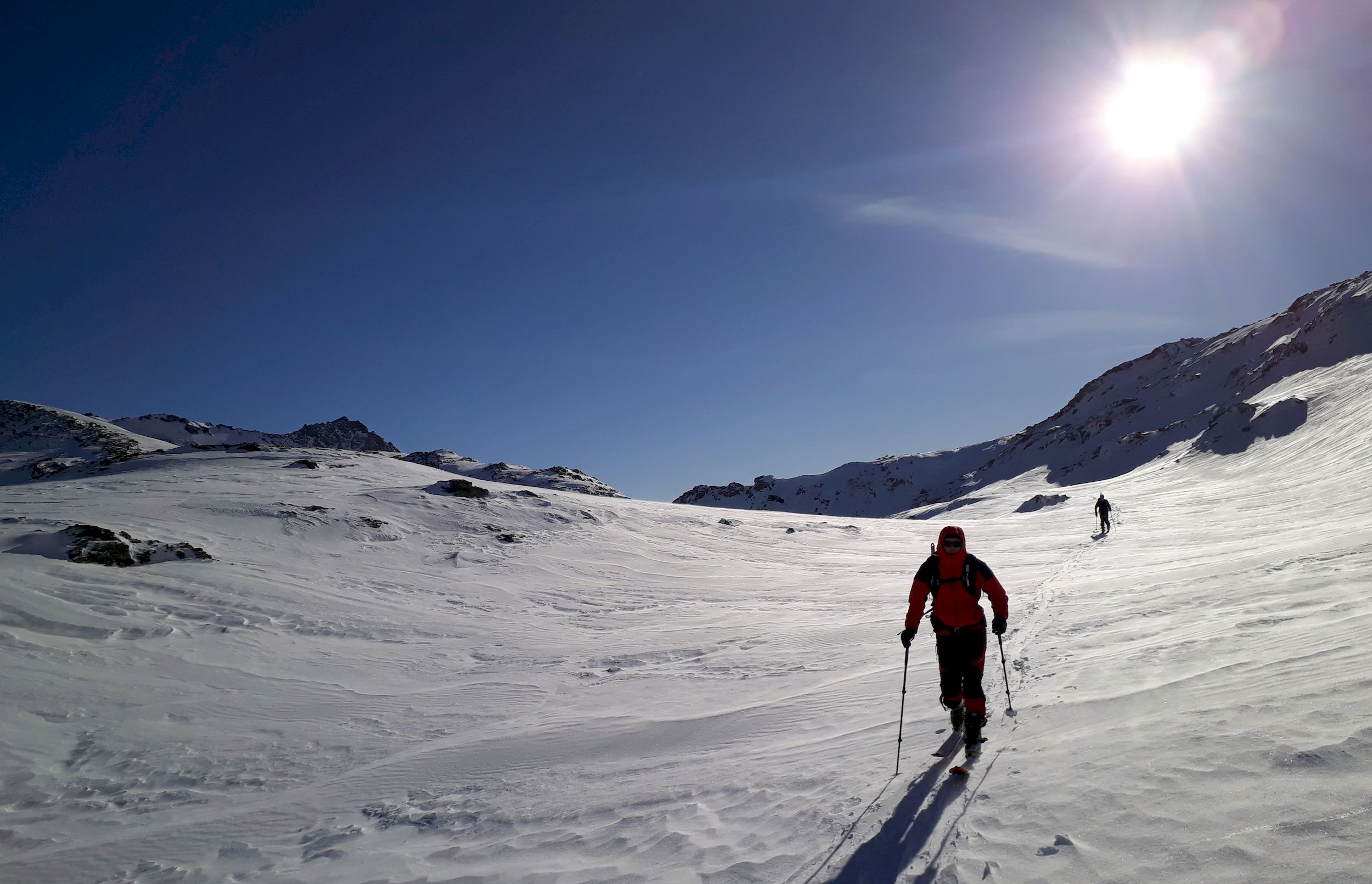 Pláň za sedlom Niedere Scharte