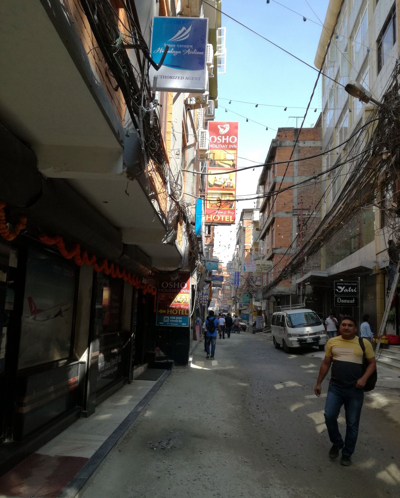 Pri hoteli v Kathmandu