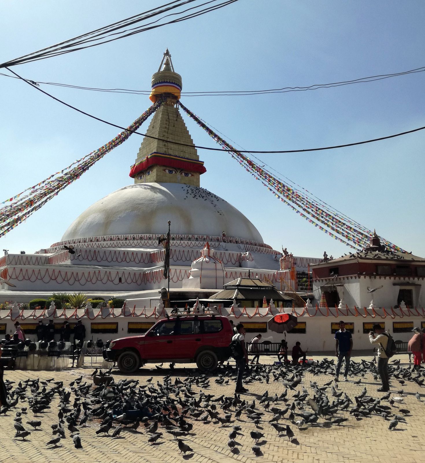 Stupa v meste