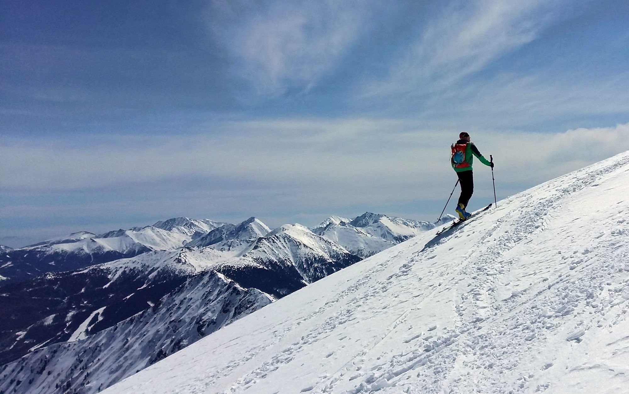 Triebener Tauern v stúpaní na Kleiner Bösenstein