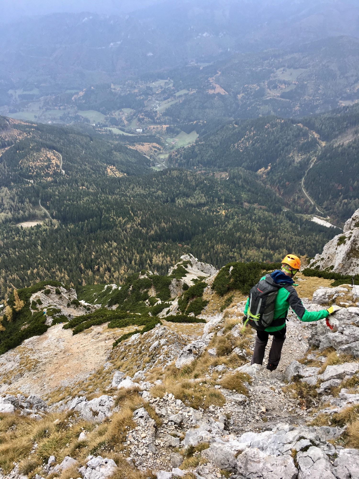 18 Zostup Preinerwandsteigom