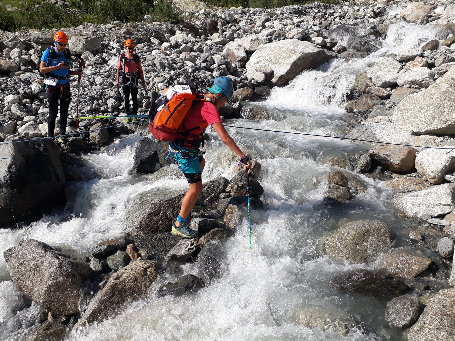 brod k chate Rifugio Monzino