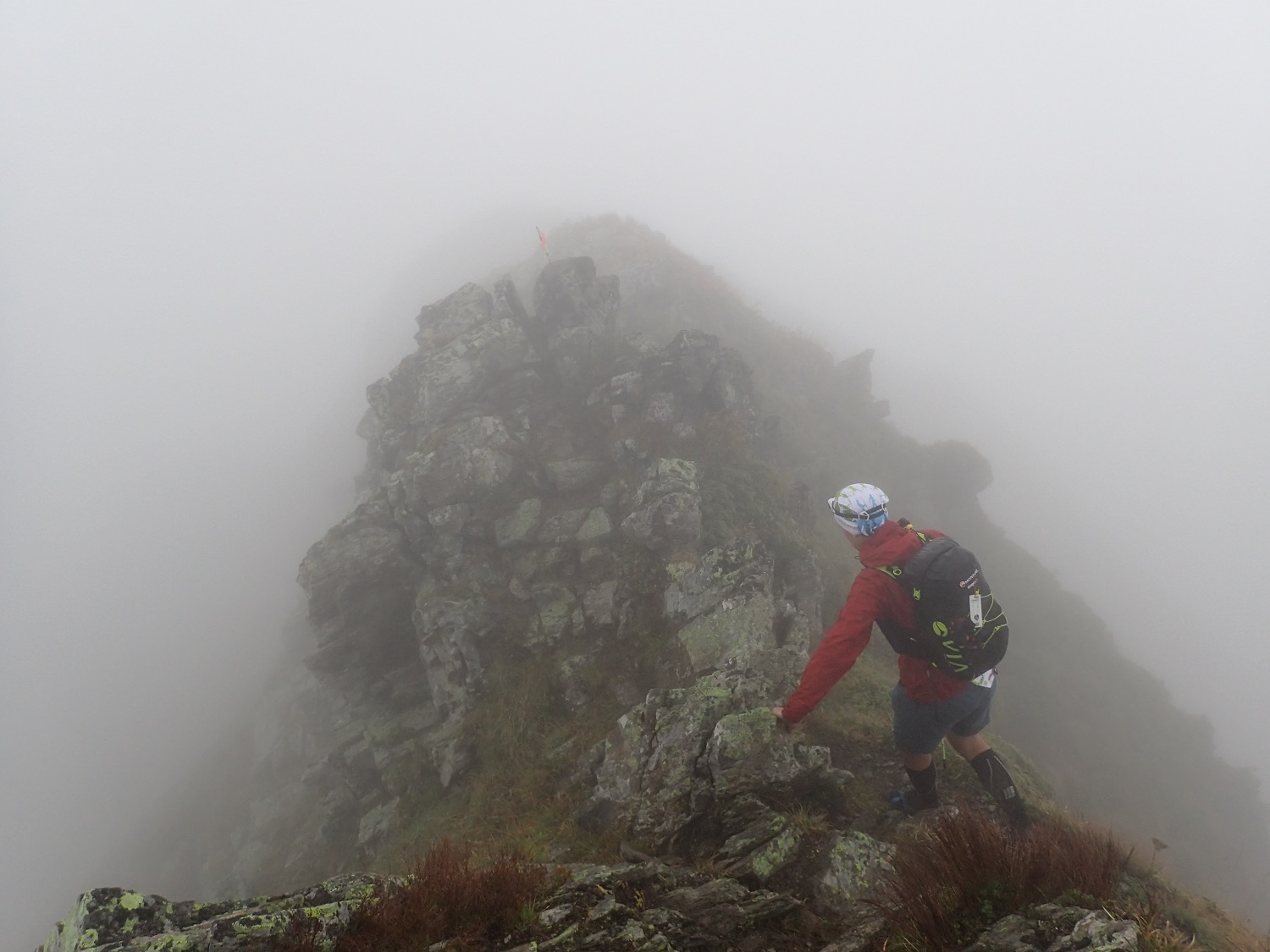 hrebeň Pointe de la Grande Journée 2460m - Mont Mirantin 2463m