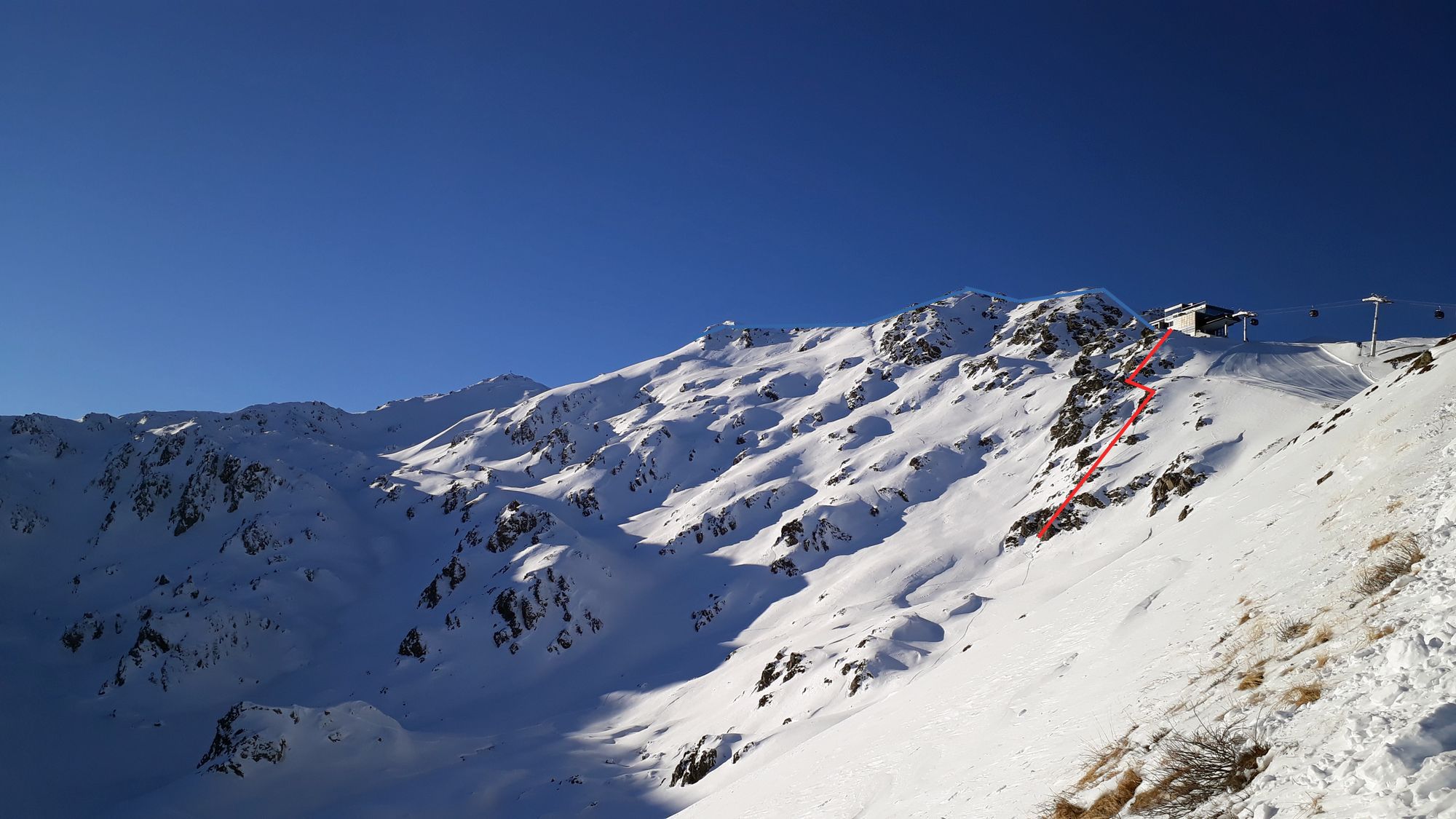 Hochzillertal trasa zimnej ferraty a hrebeňovky