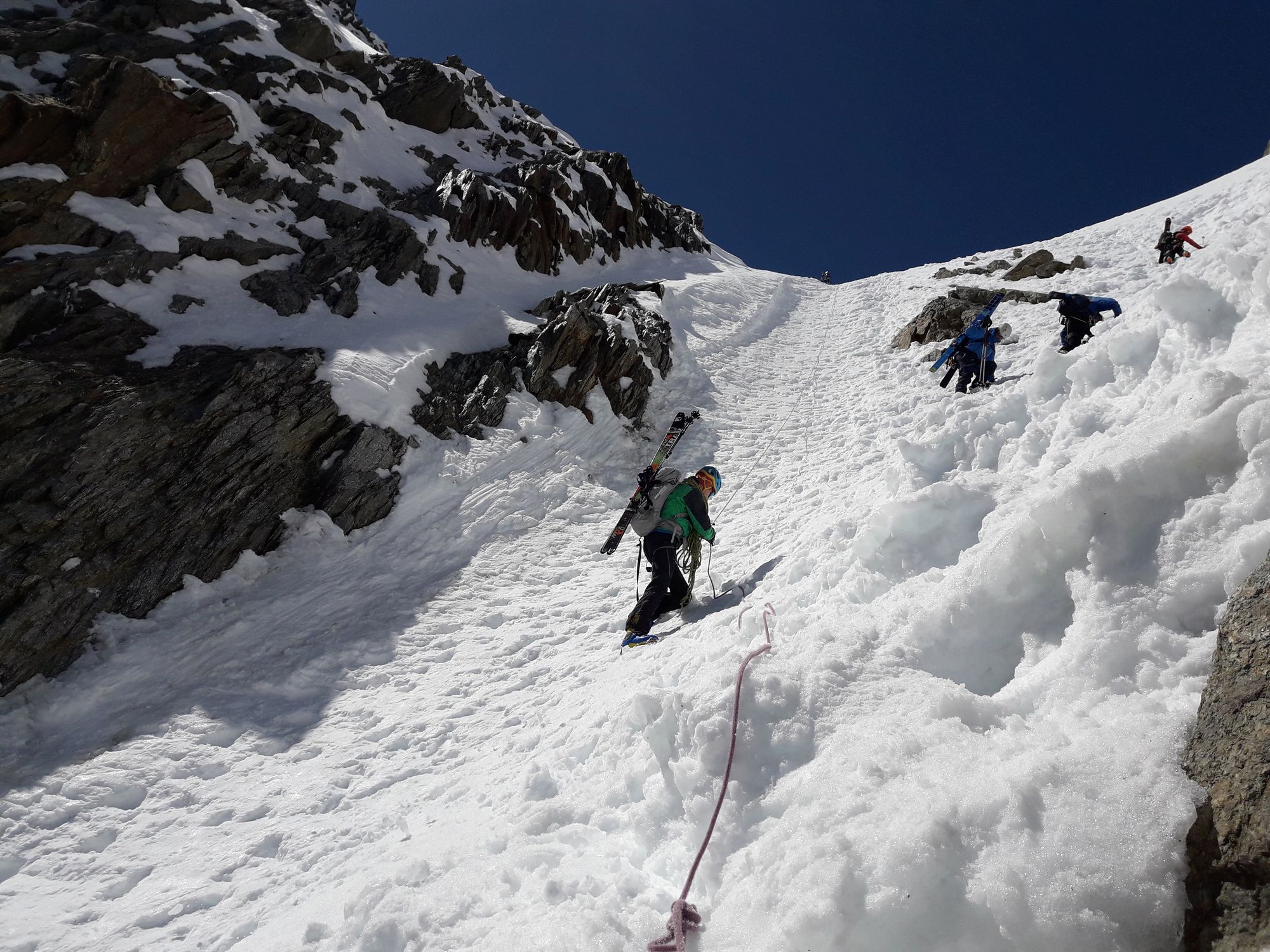 12 Zlaňovanie z Col du Chardonnet