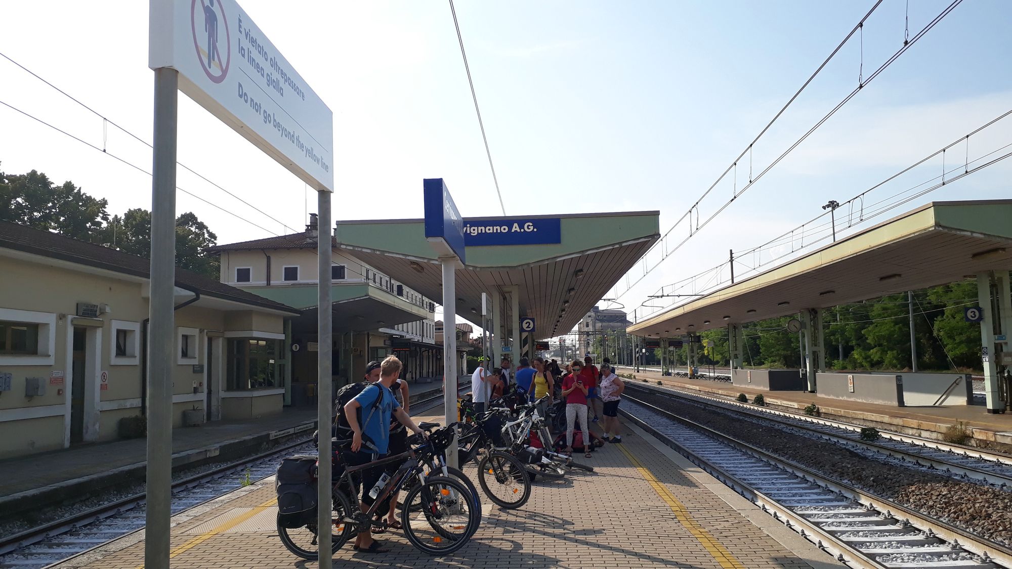 43 Ciclovia Alpe Adria - stanica Cervignano