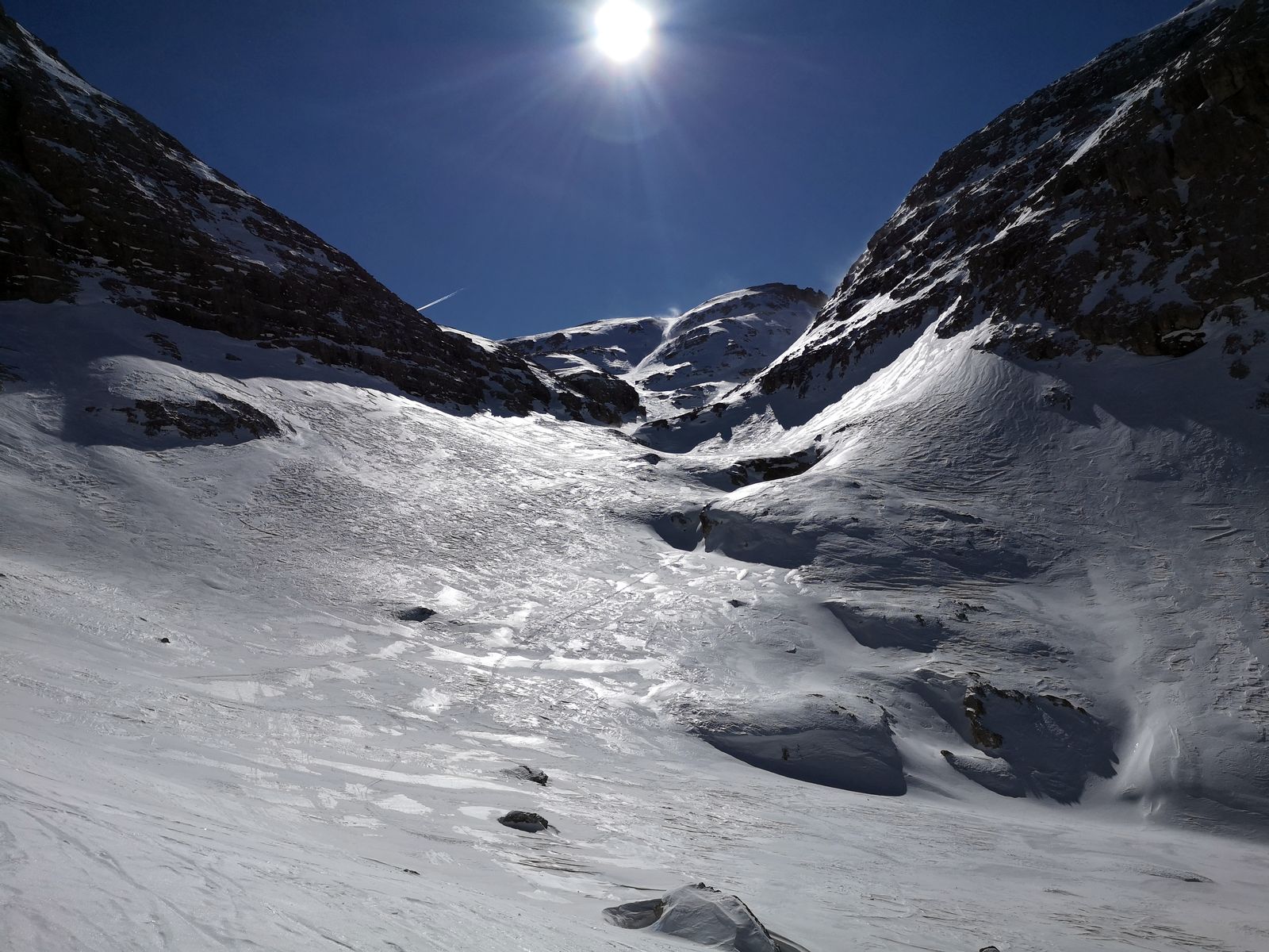 Val Lasties 3 pohľad spať k rifugio