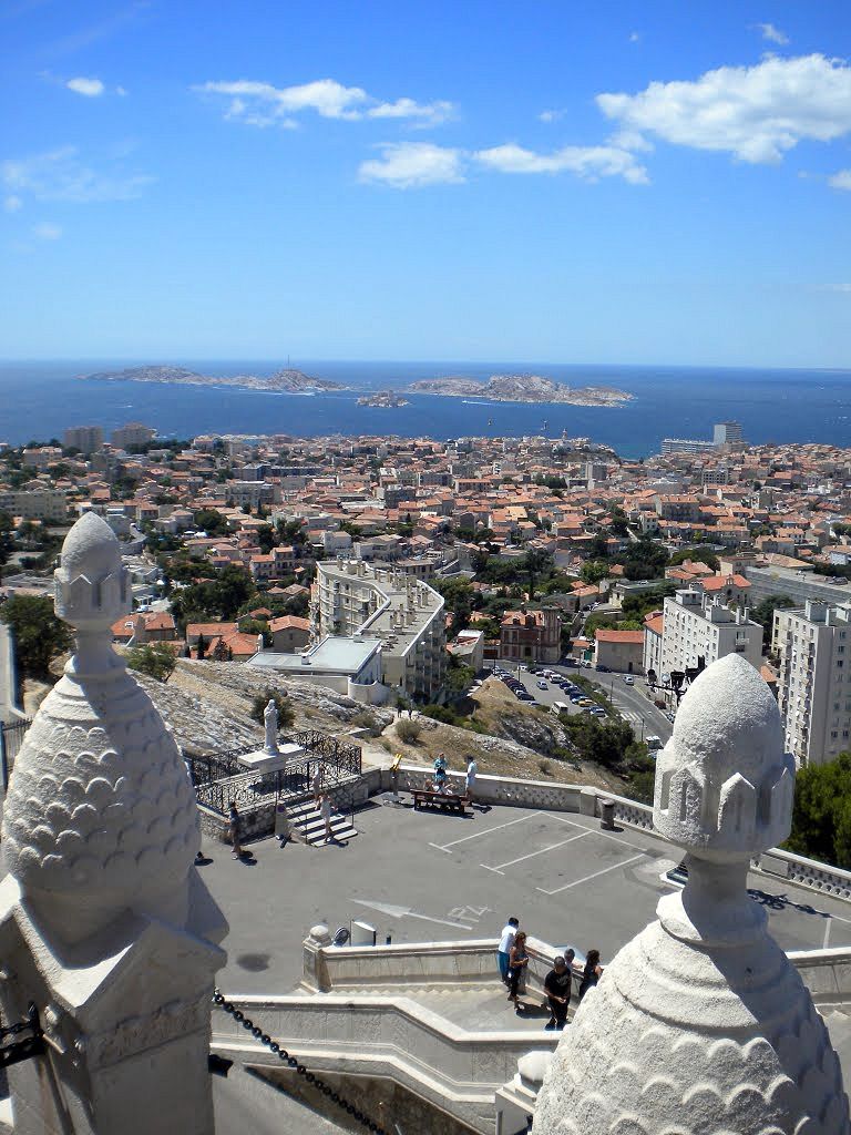 07 Eurotrip 2011: Marseilles, výhľad z baziliky Notre-Dame de la Garde.