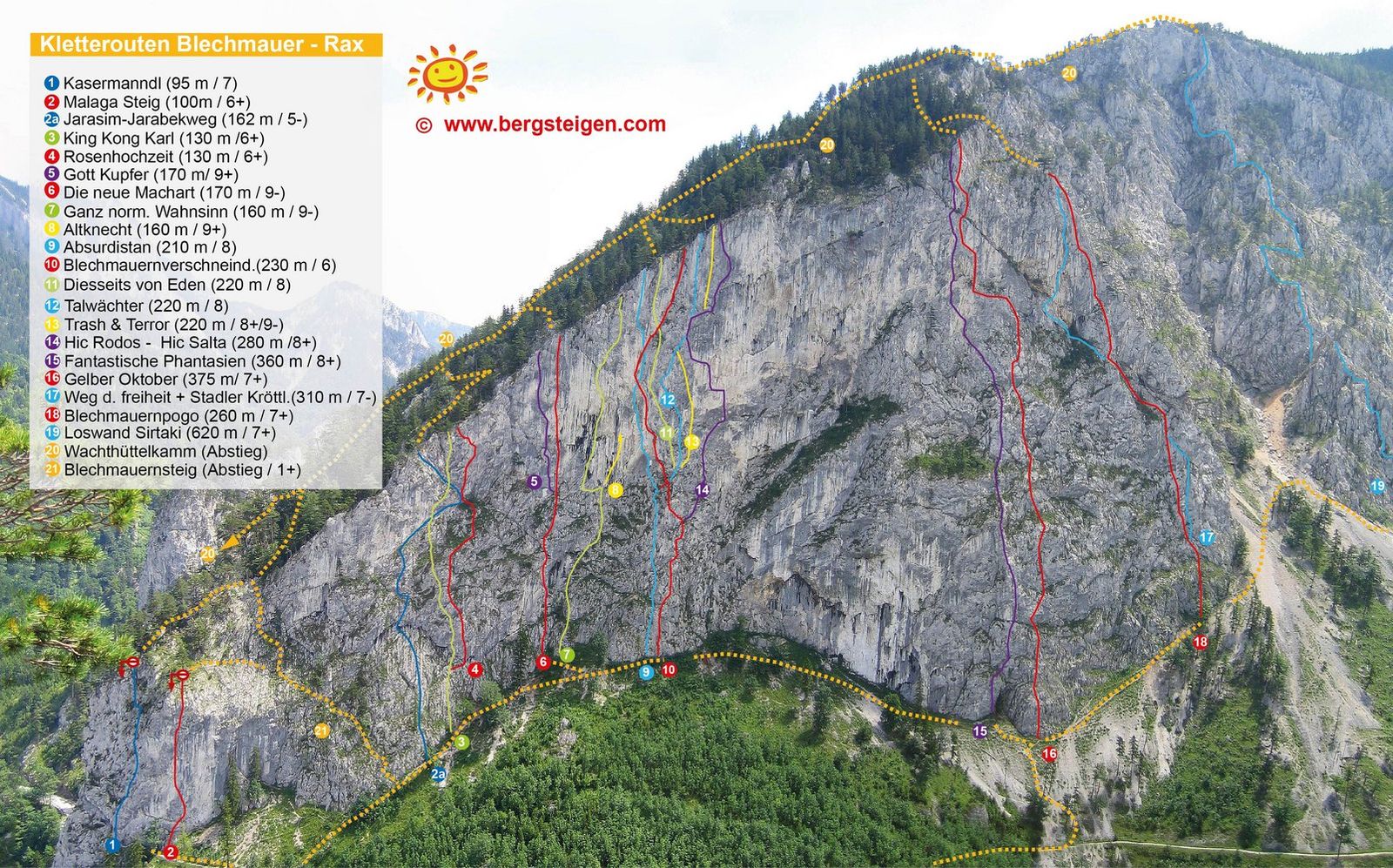 Blechmauern via bergsteigen com 1