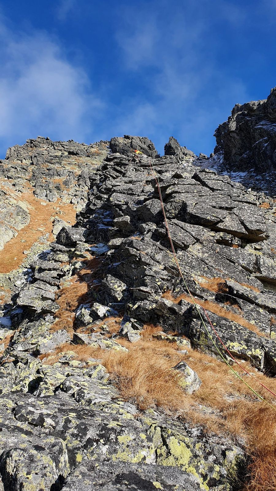 12 Lavým rebrom z na Strbské Solisko z Furkotskej doliny
