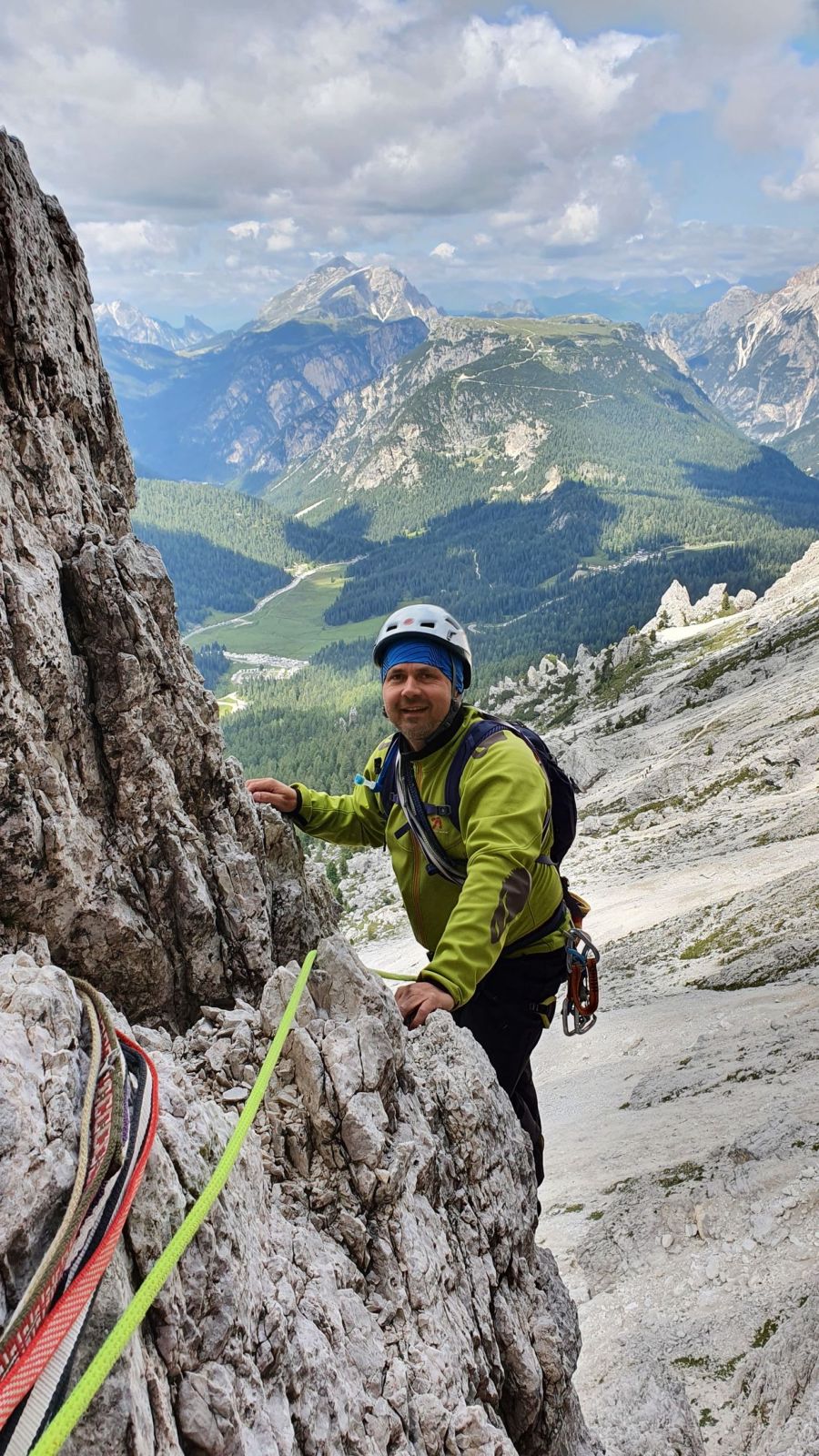 16 Lezenie na Punta Col de Varda