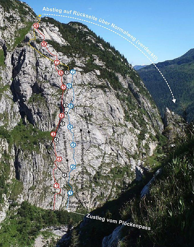 Capo Pal Piccolo topo via bergsteigen com