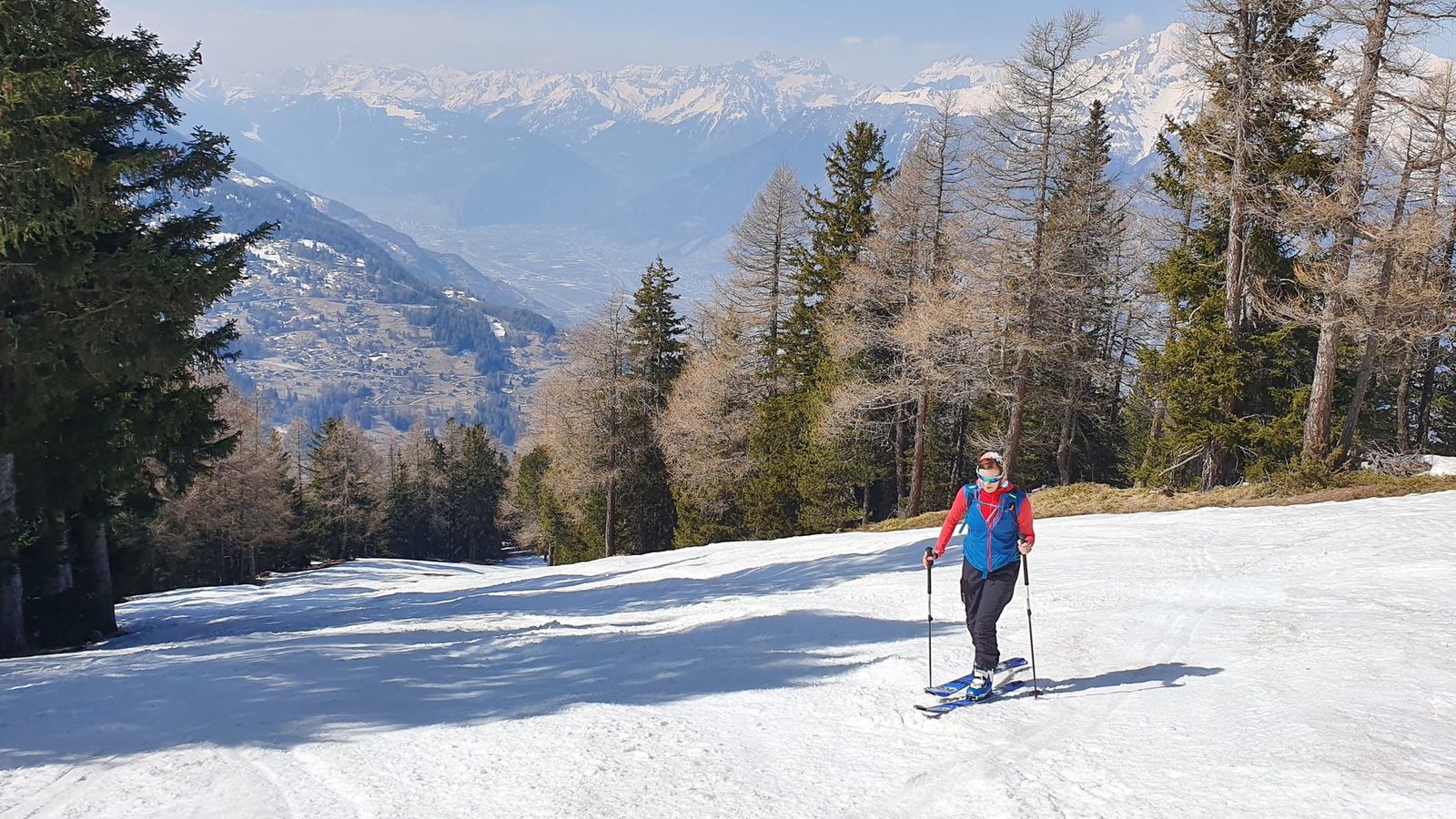 05 Nendaz - Tracouet: záver stúpania