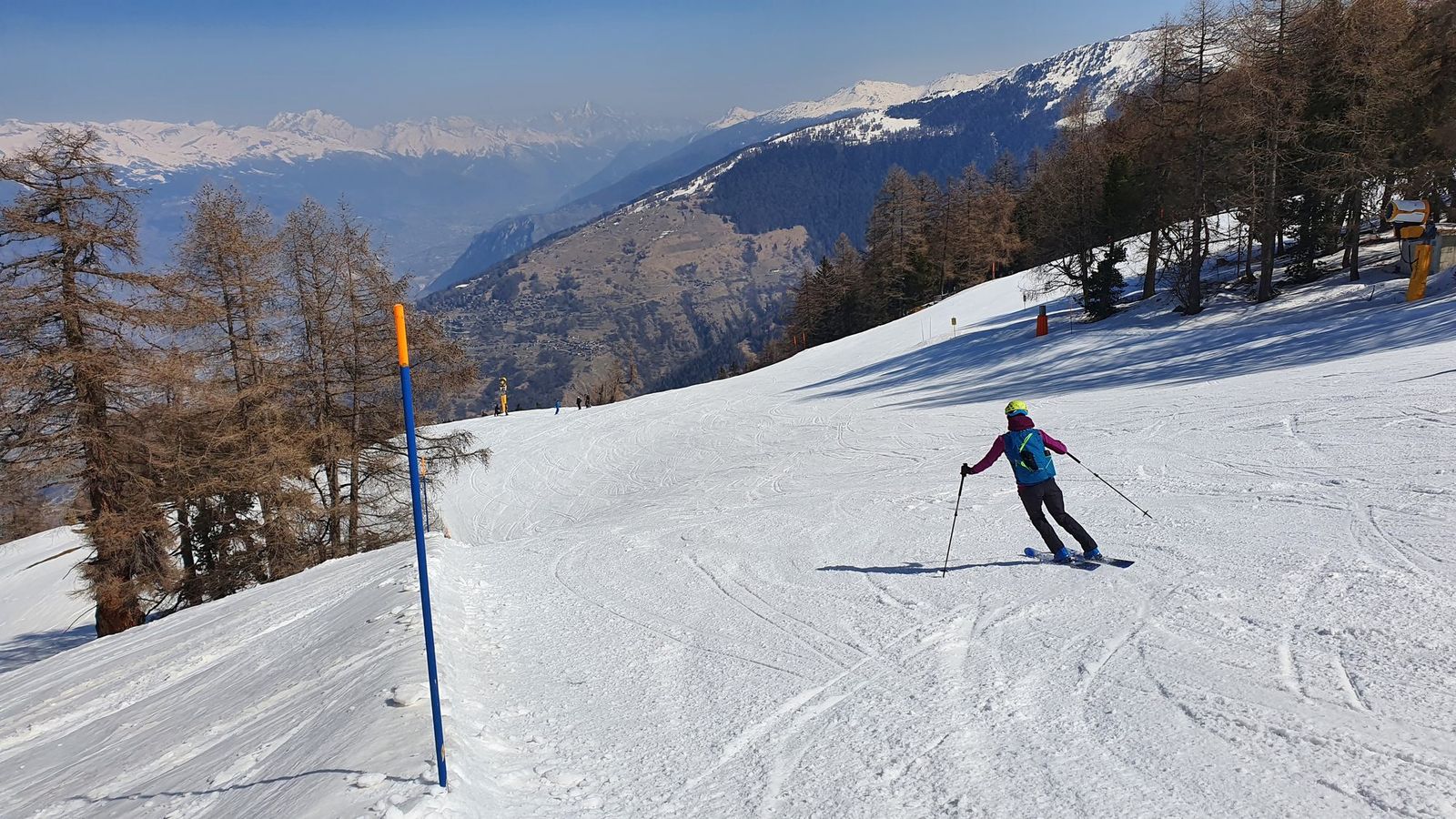 06 Nendaz - Tracouet: zjazdovka do Nendazu