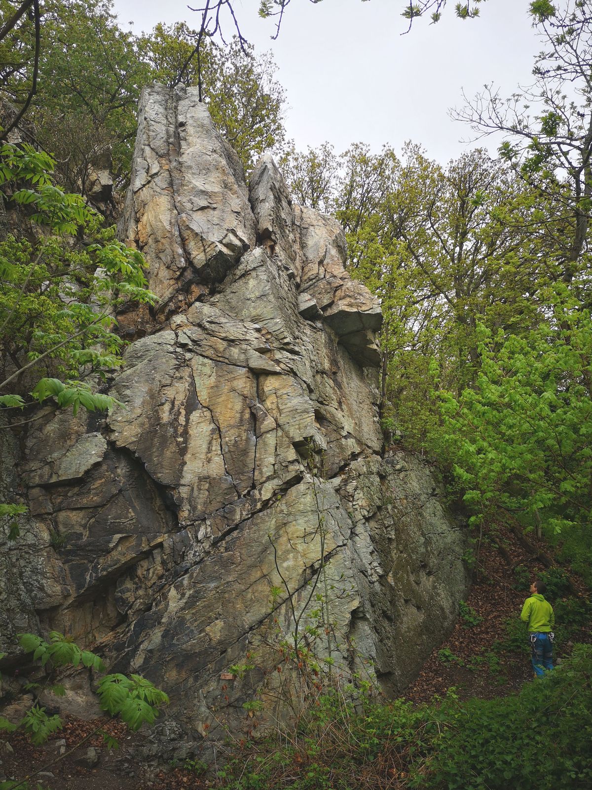 14 Zobor Malé skaly pod cestou Malý previs