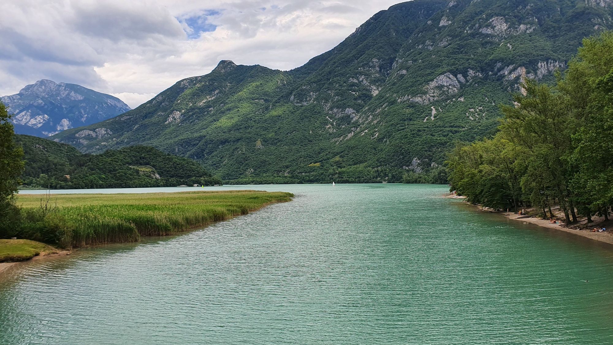 06 Cyklo Lago di Cavazzo nazývané aj Lago dei Tre Comuni