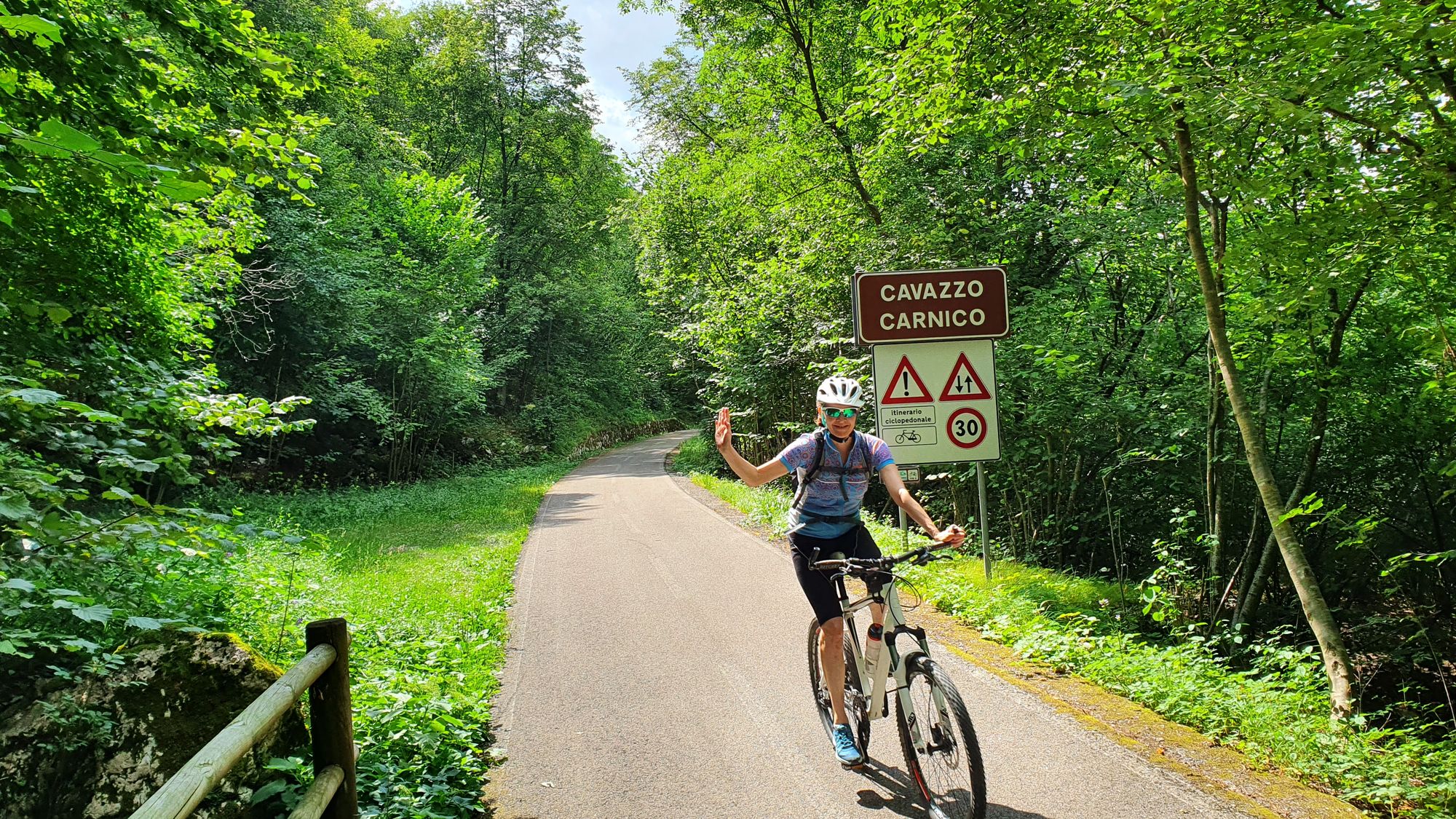 11 Cyklo Lago di Cavazzo cyklotrasa