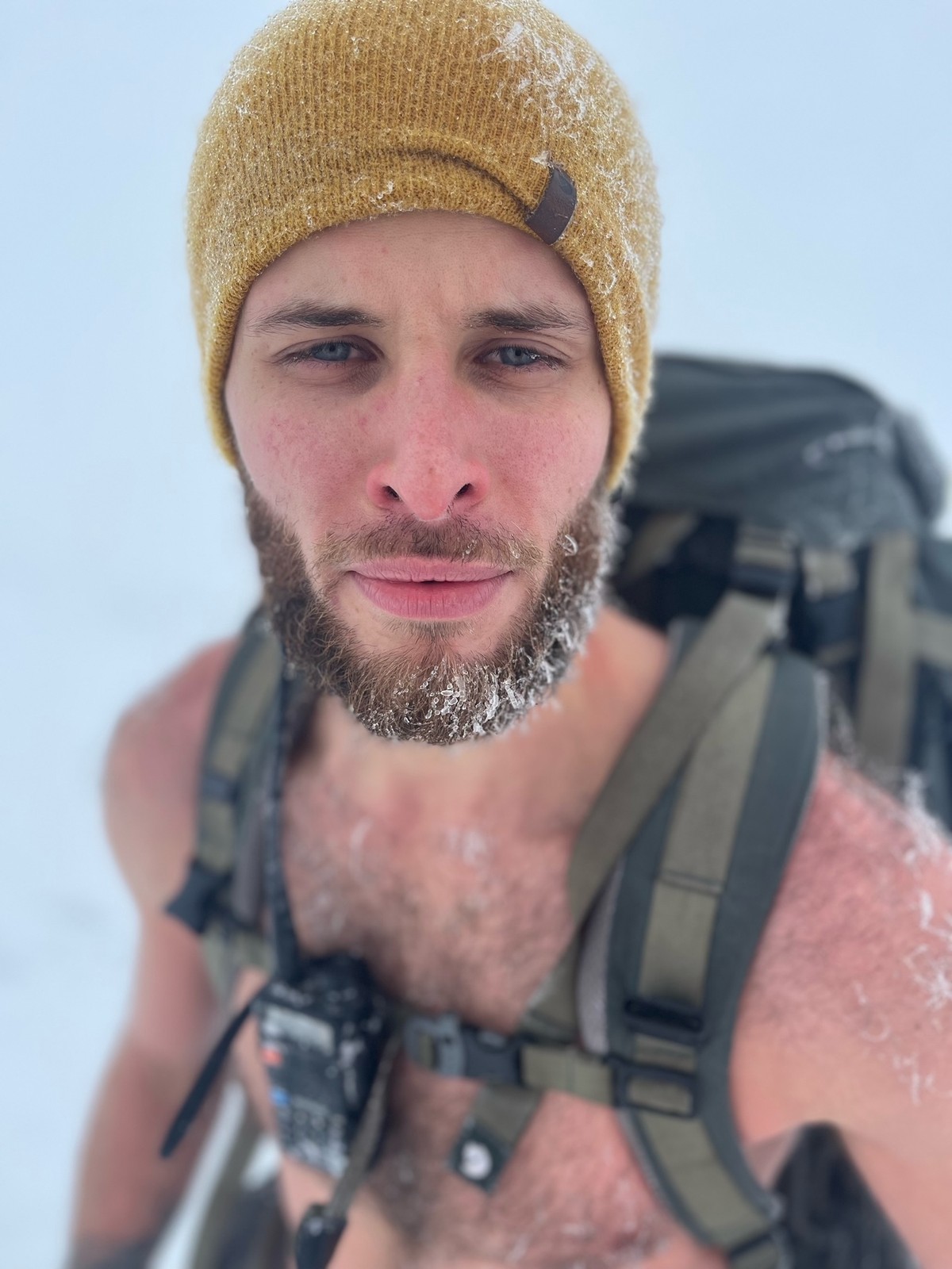04 V šortkách na Ďumbieri v januári - Martin Thám,  certifikovaný inštruktor Wim Hof metódy