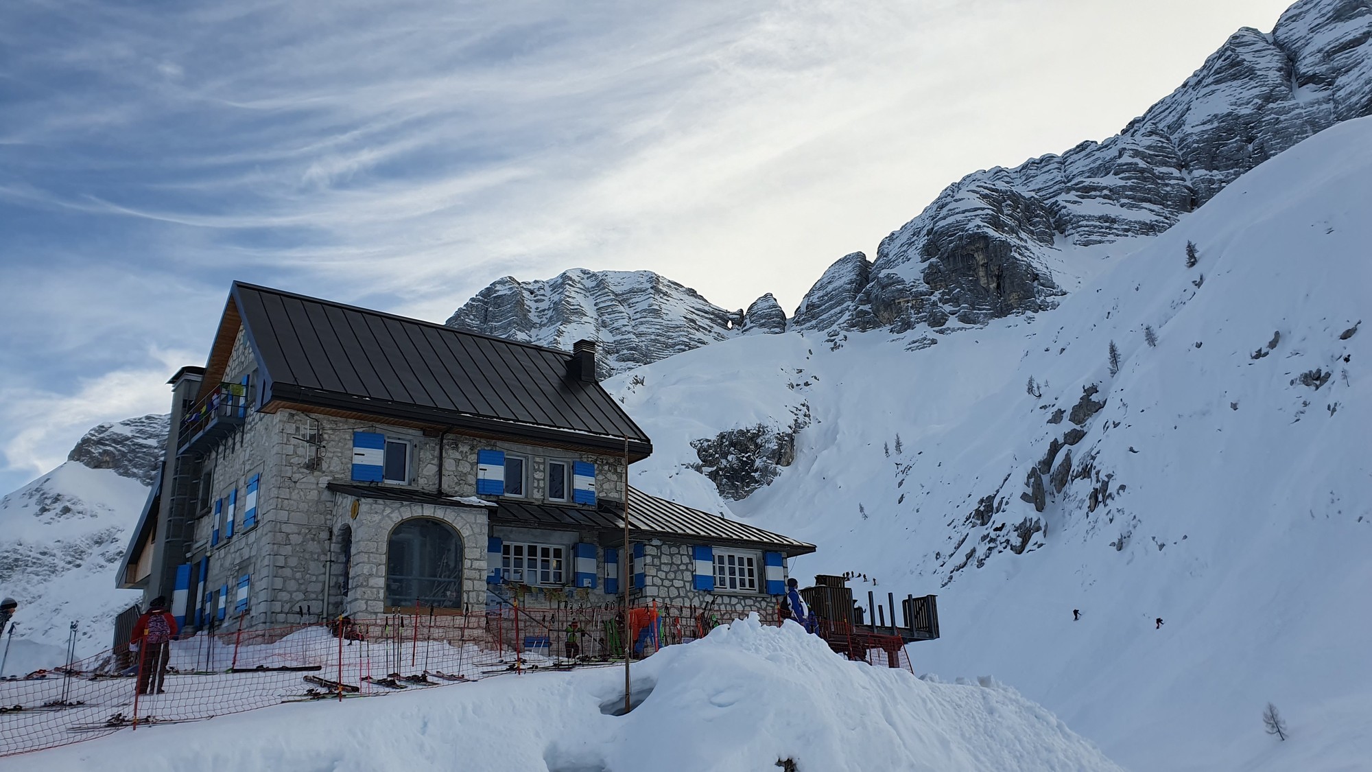 19 Sella Nevea Prestreljeniško okno 19 Sella Nevea Prestreljeniško okno