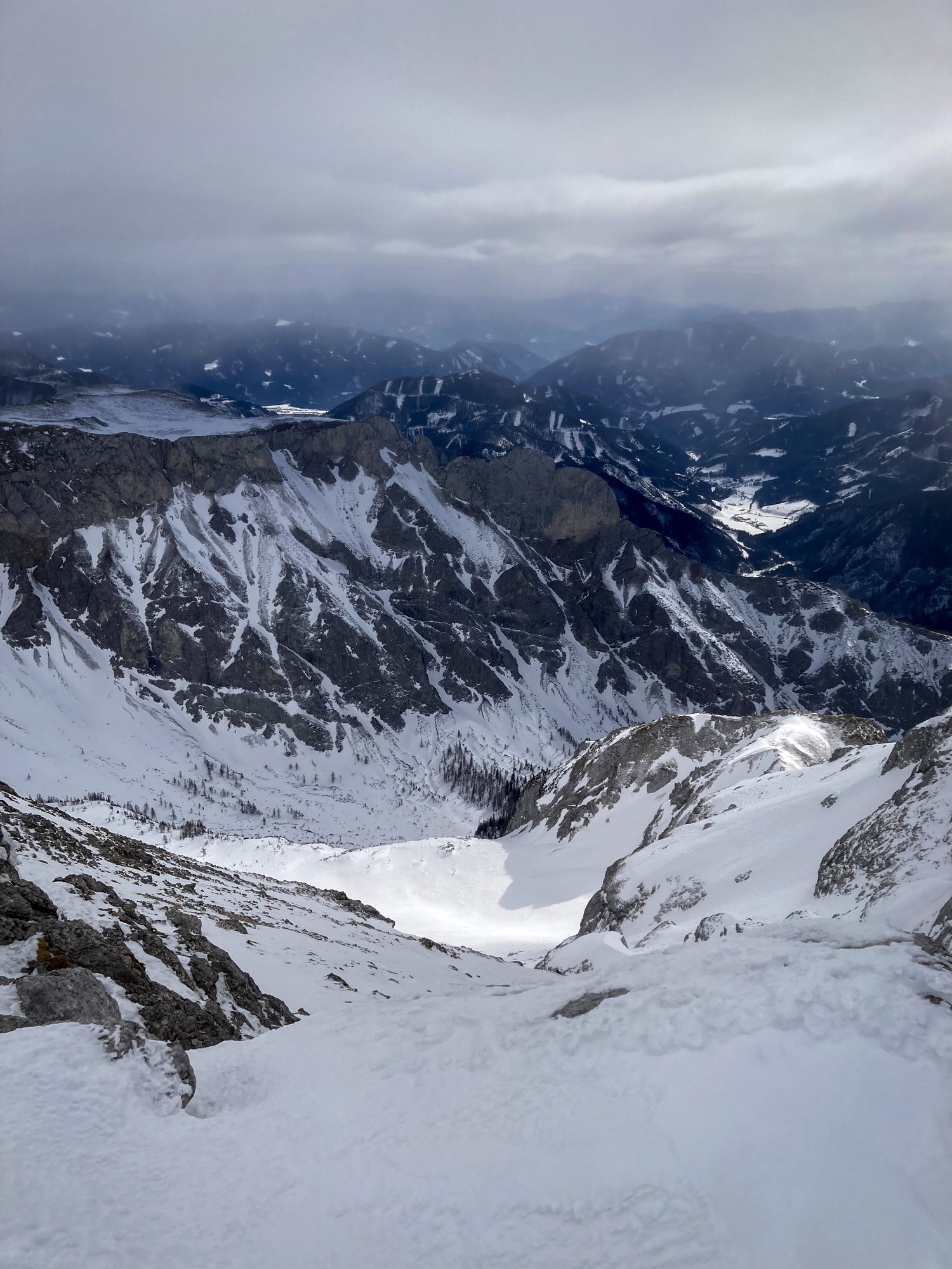 Zagelkogel 10: Pohľad do údolia Trawiesalm
