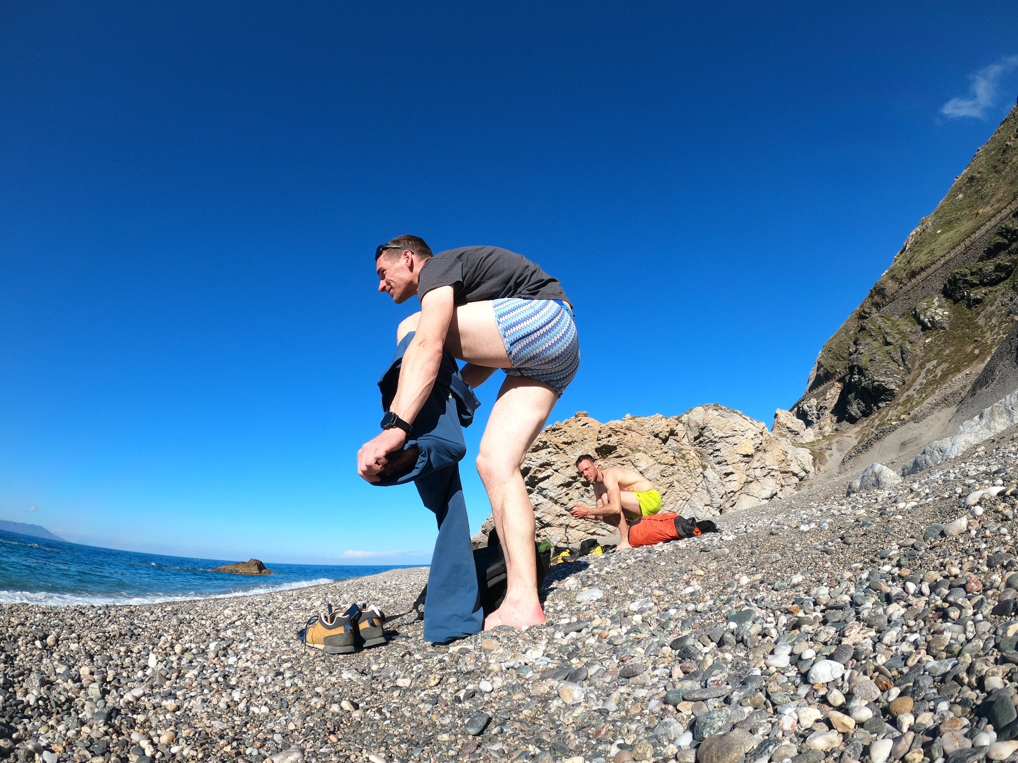 28 Sicília Capo Calava kupanie na Spiaggia del Bue