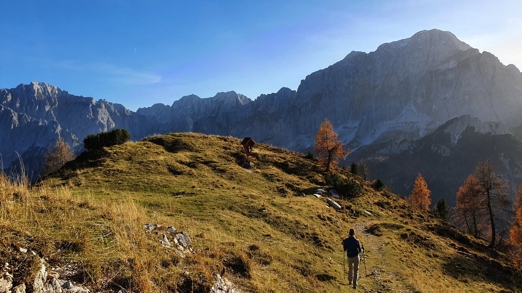 Monte Piper (23) - Zostup do tieňa Jôf di Montasio
