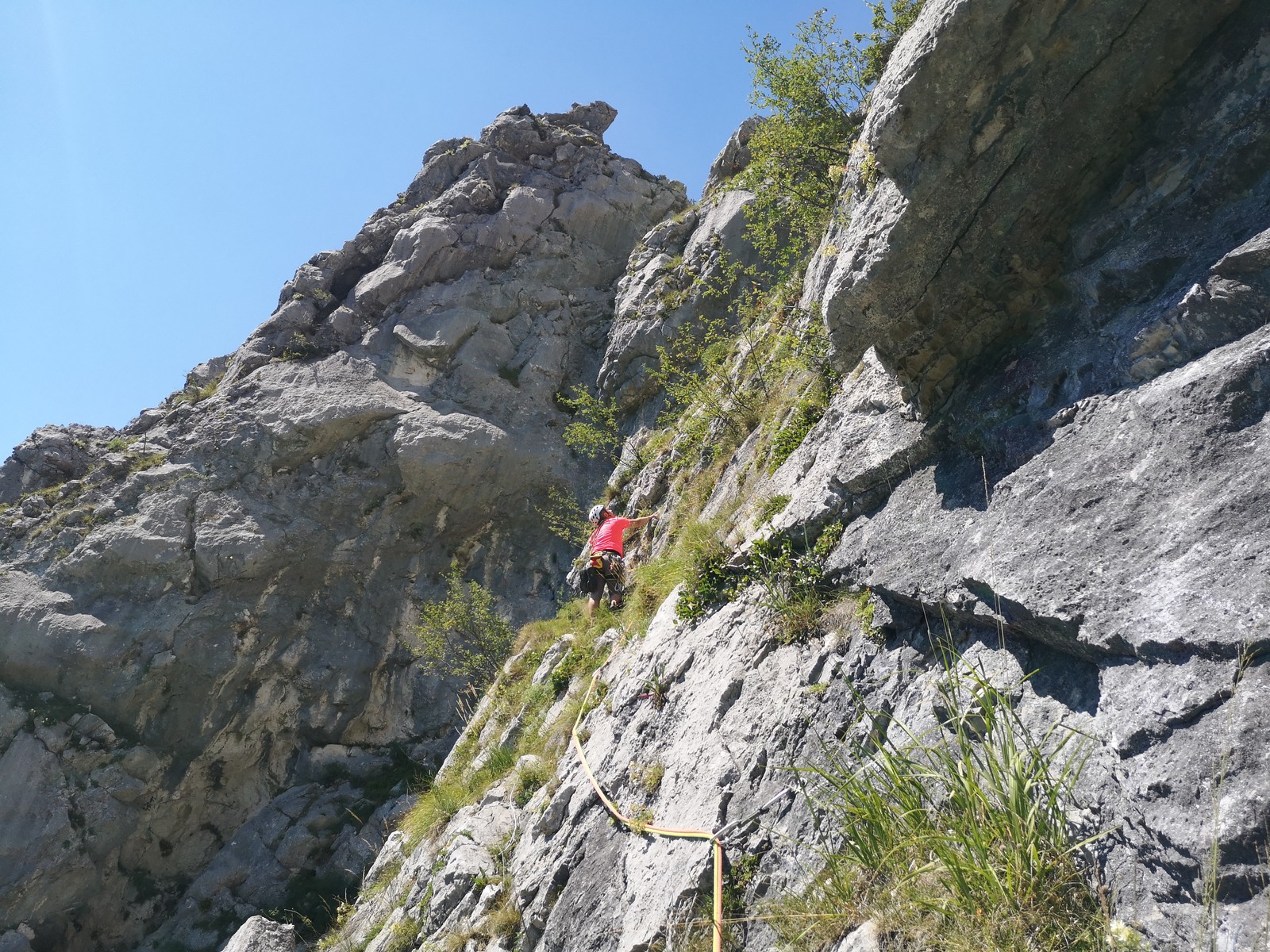 Traunstein (15) traverz v tretej dĺžke