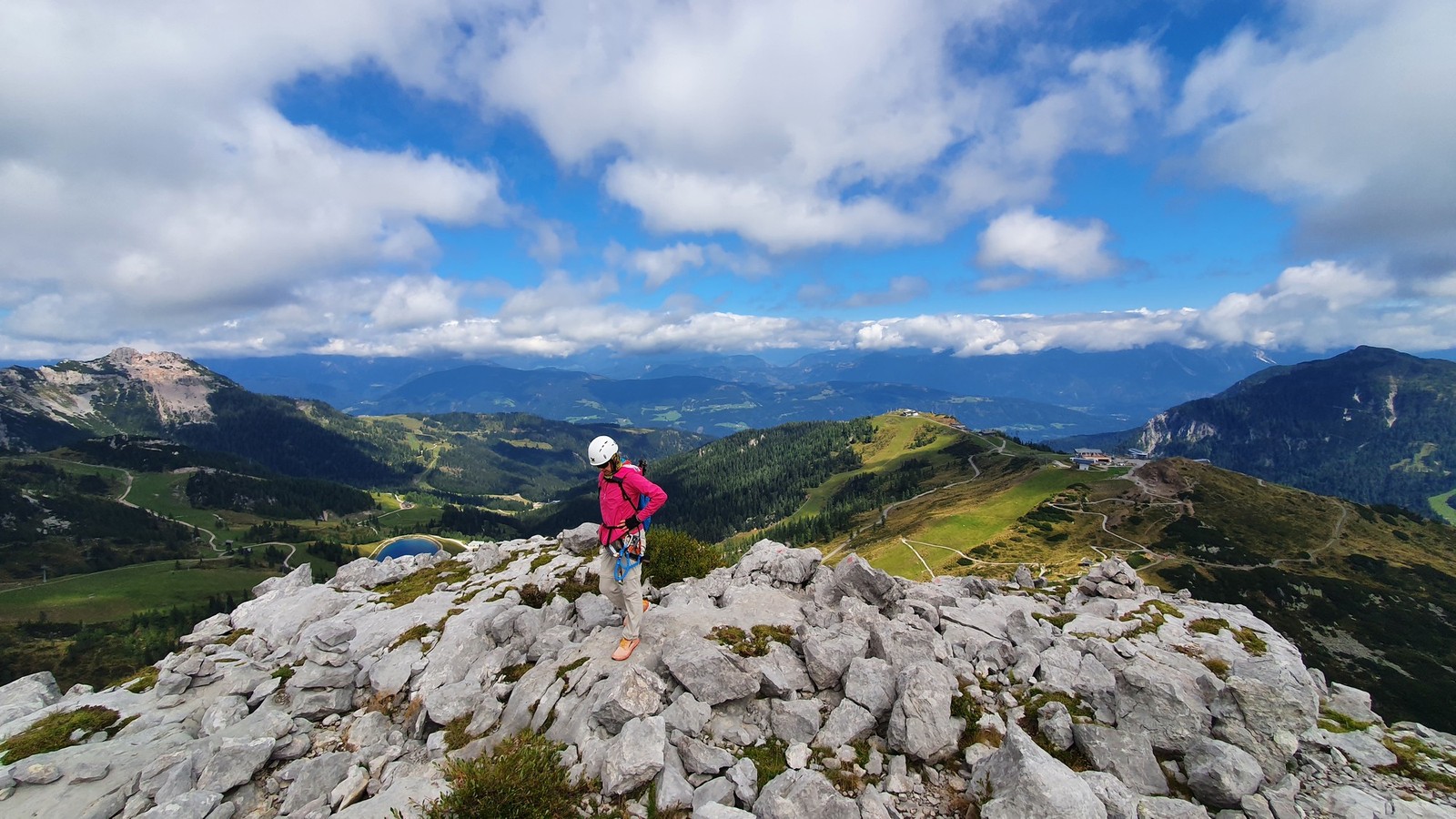 Via ferrata Winkelturm Ostgrat (13) - Winkelturm vrchol