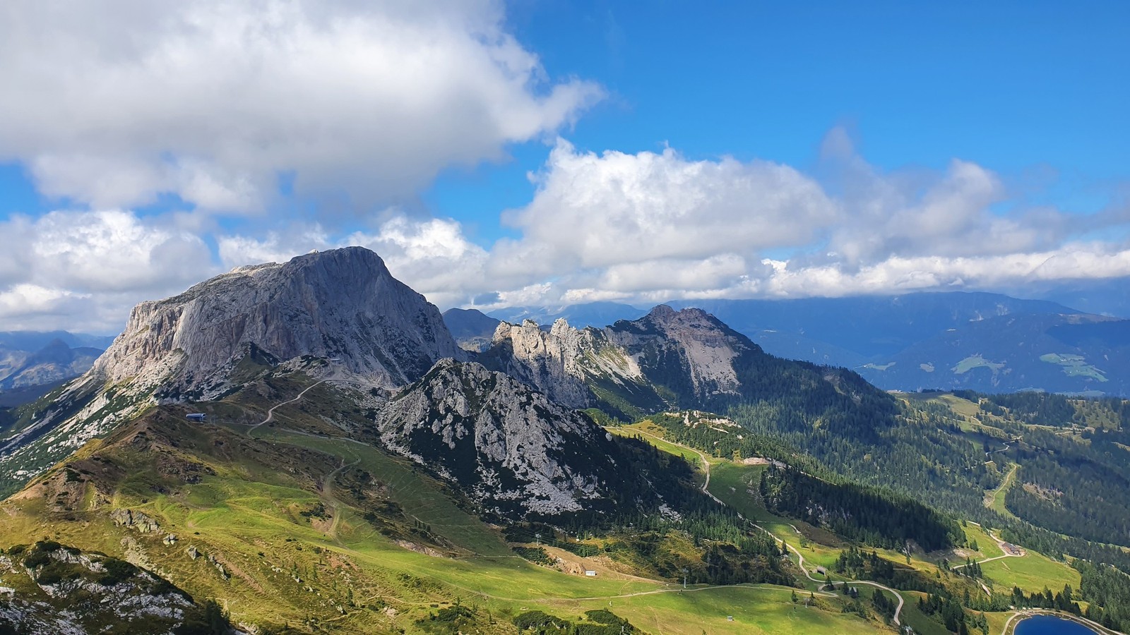 Via ferrata Winkelturm Ostgrat (20) - Karnské Alpy smerom na západ