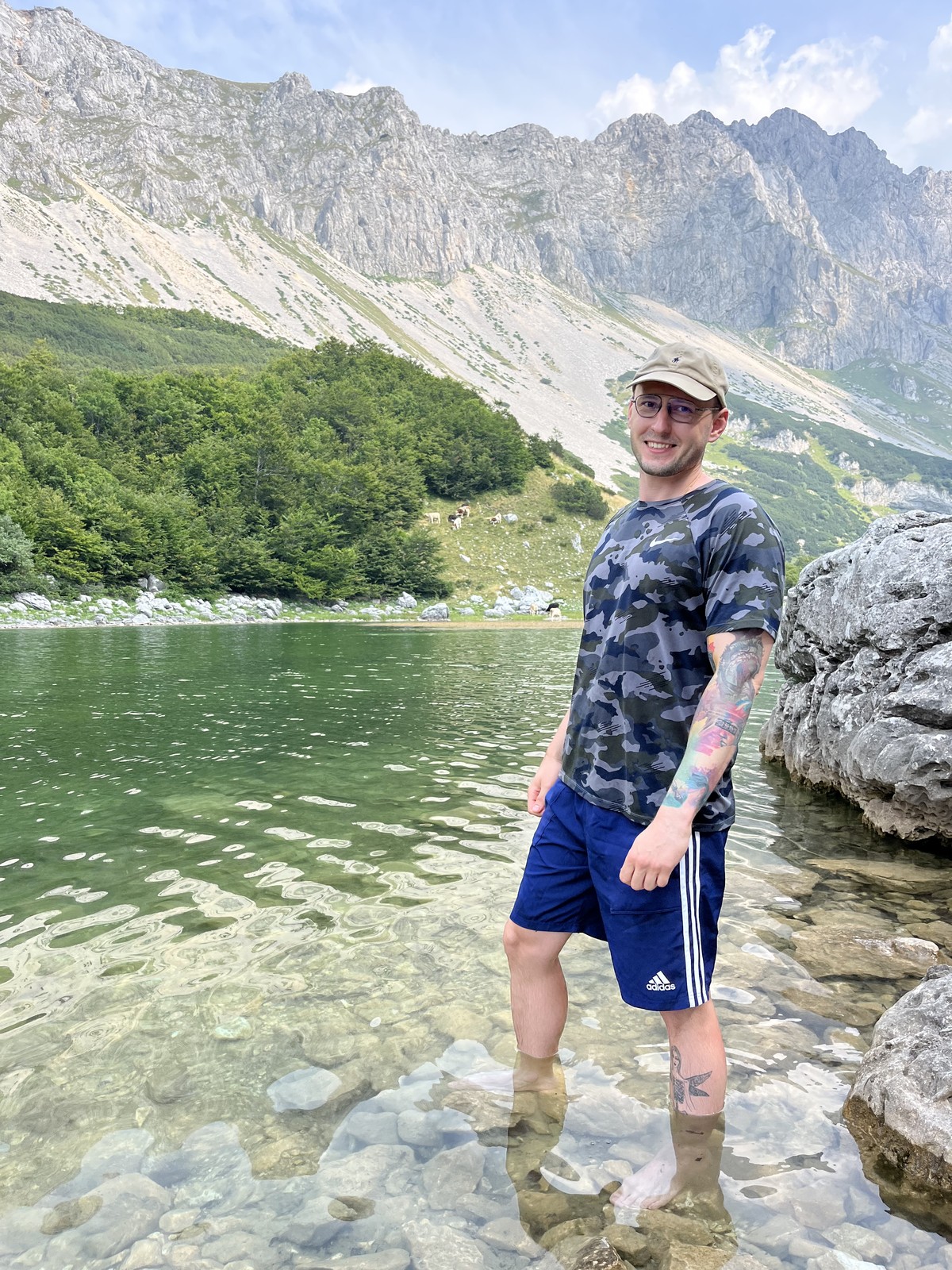 Výstup na Prutaš (11) Nohy vo vode