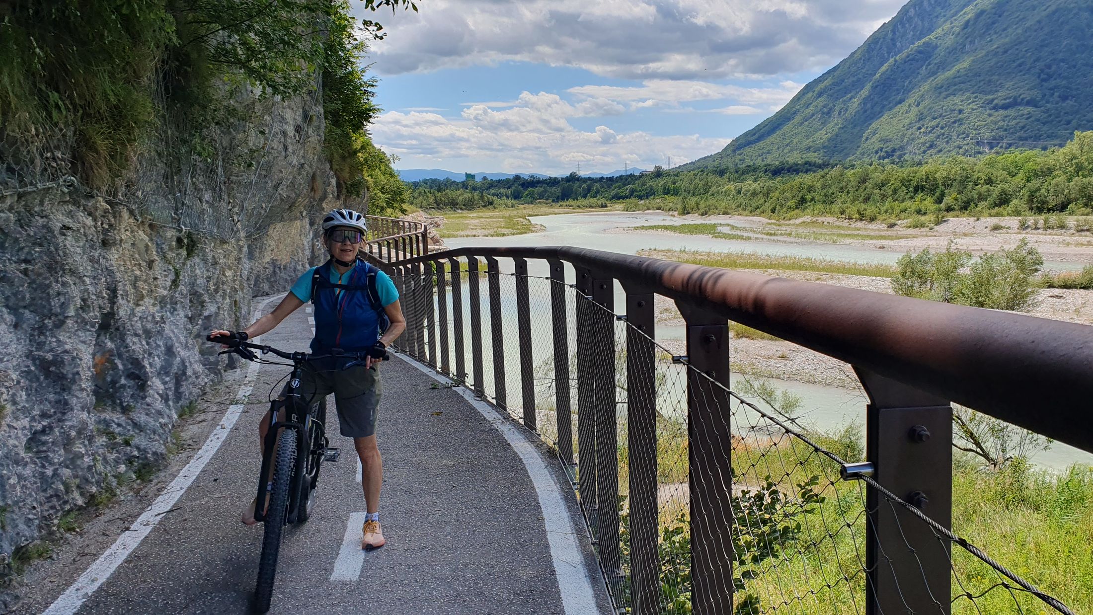 Cykloturistika Lago di Santa Croce, rieka Piava (12)