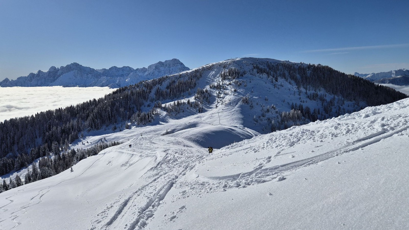 Sedlo Kok medzi Cima Bella a Monte Cocco