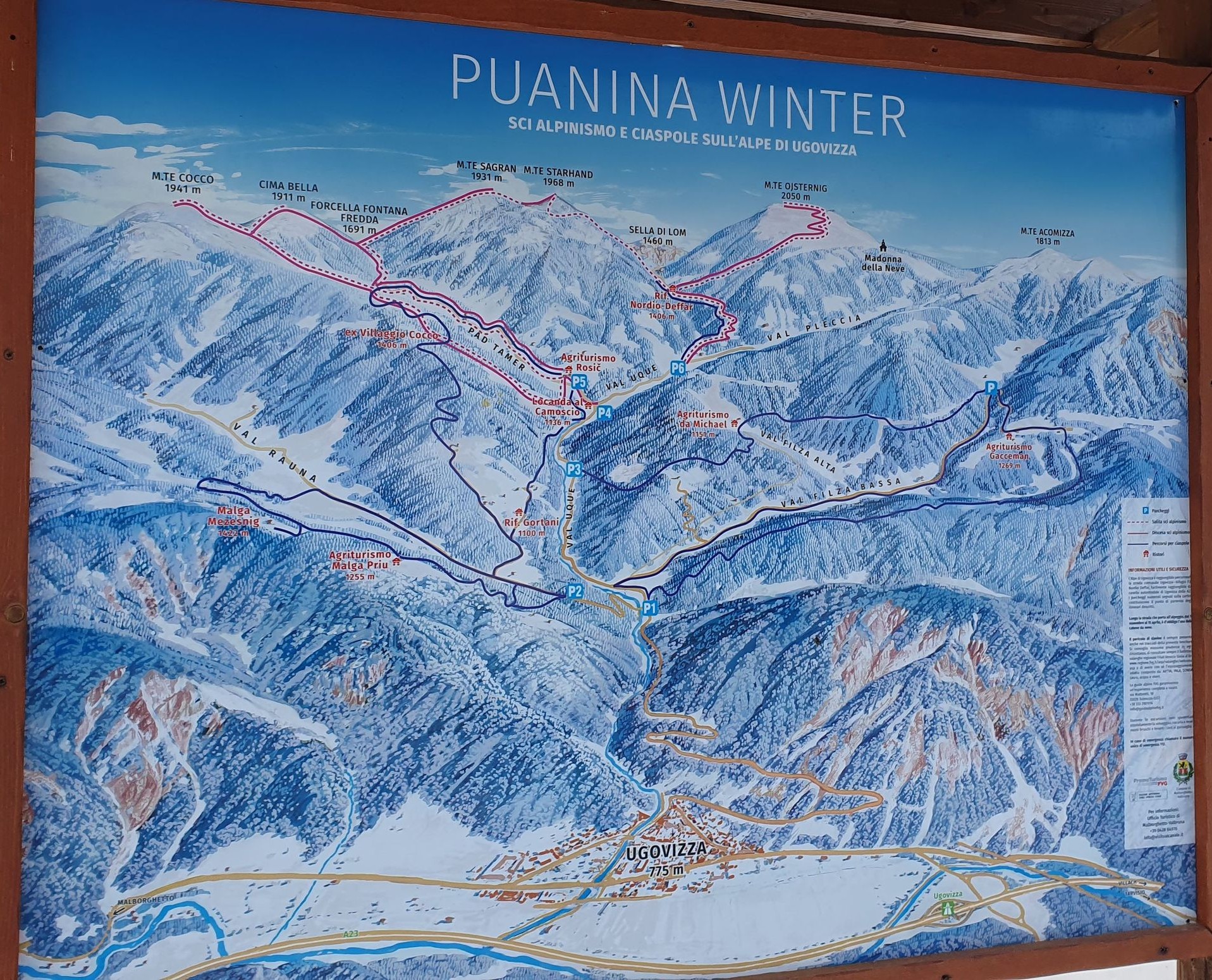 Ski touring Ugovizza, Monte Cocco (02)