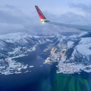 Norsko 2023 (01 D1) prilet do Alesund