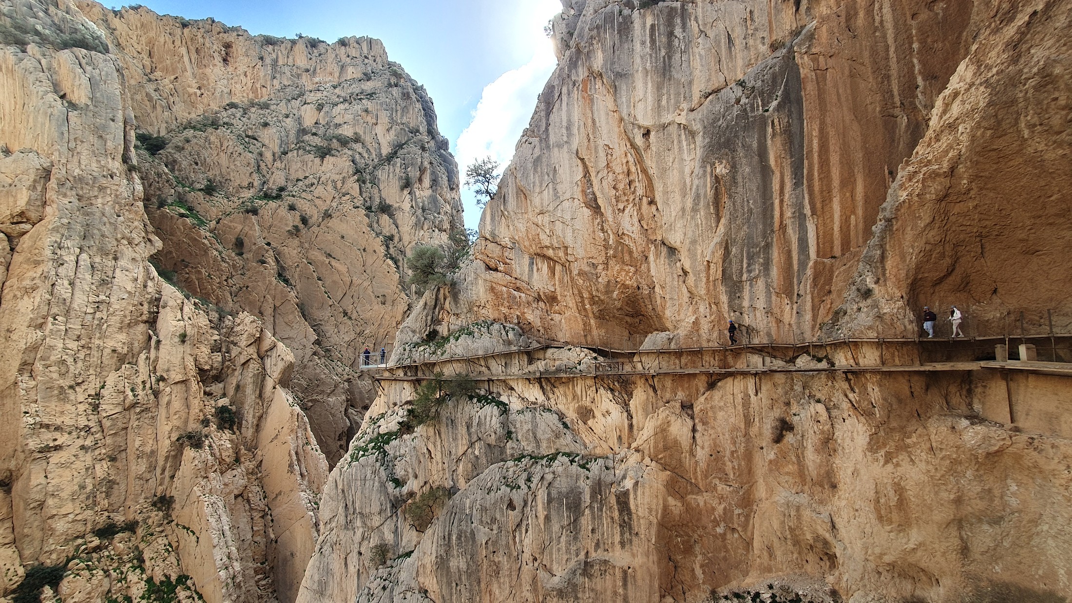 Caminito del Rey (19) - staré a nové lávky