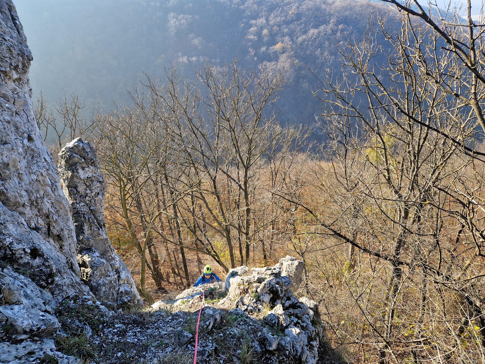 Hromové (17) záver prvej dlžky Nosorožca