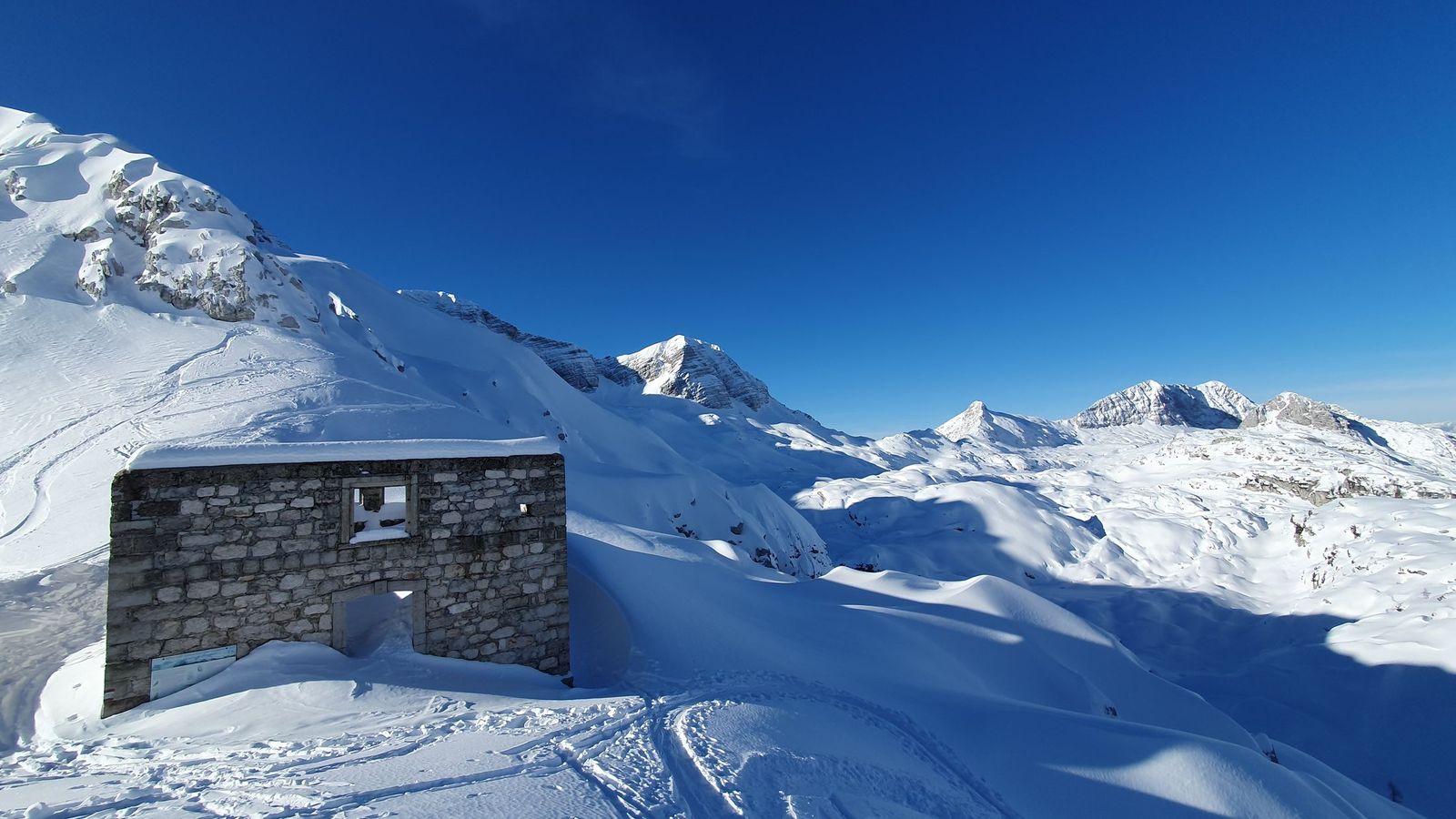 Skialp cez sedlo Bila Pec pod Kanin zima (05)