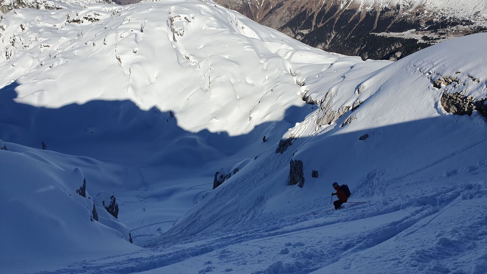 Skialp cez sedlo Bila Pec pod Kanin zima (07)