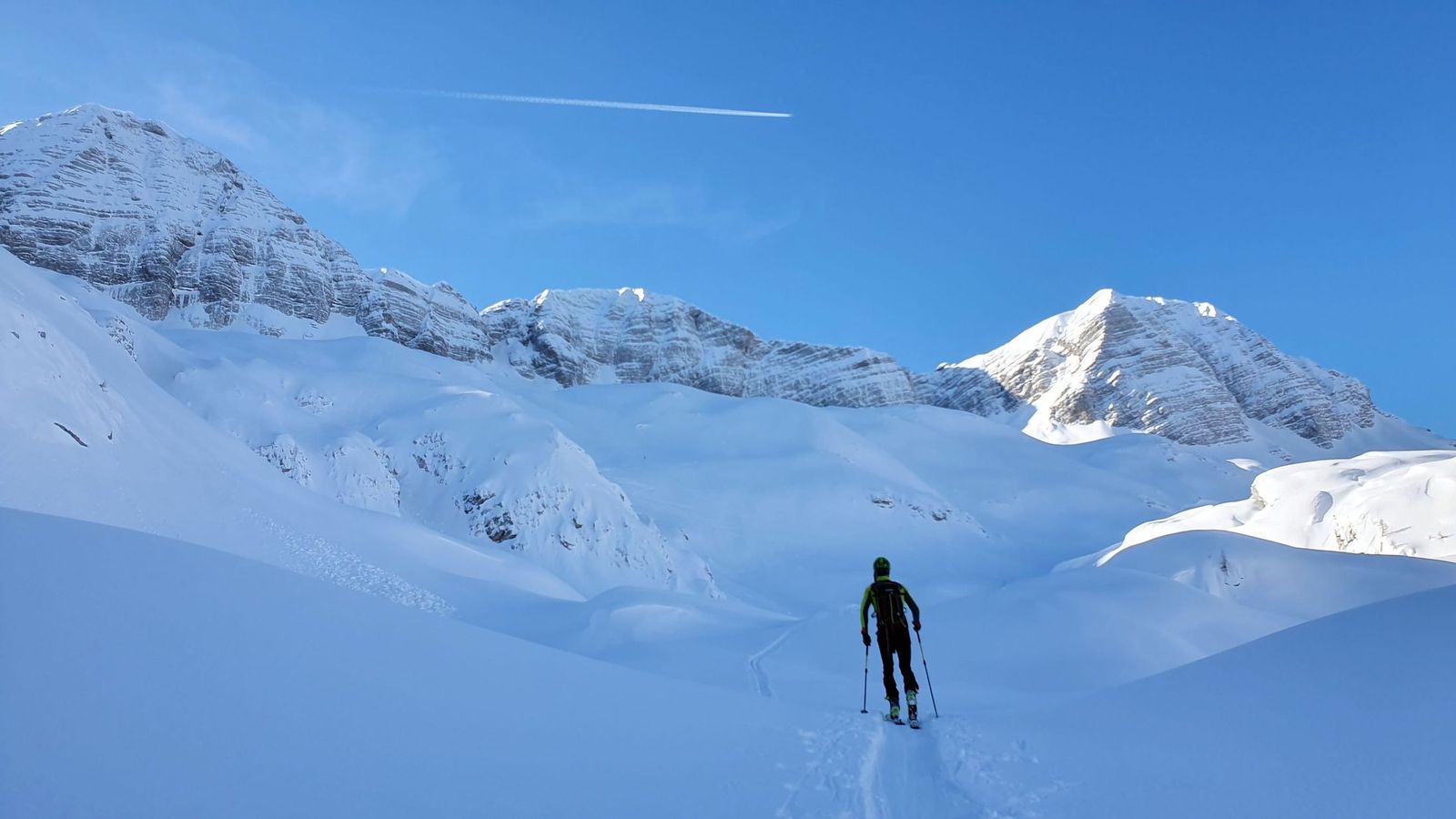 Skialp cez sedlo Bila Pec pod Kanin zima (08)
