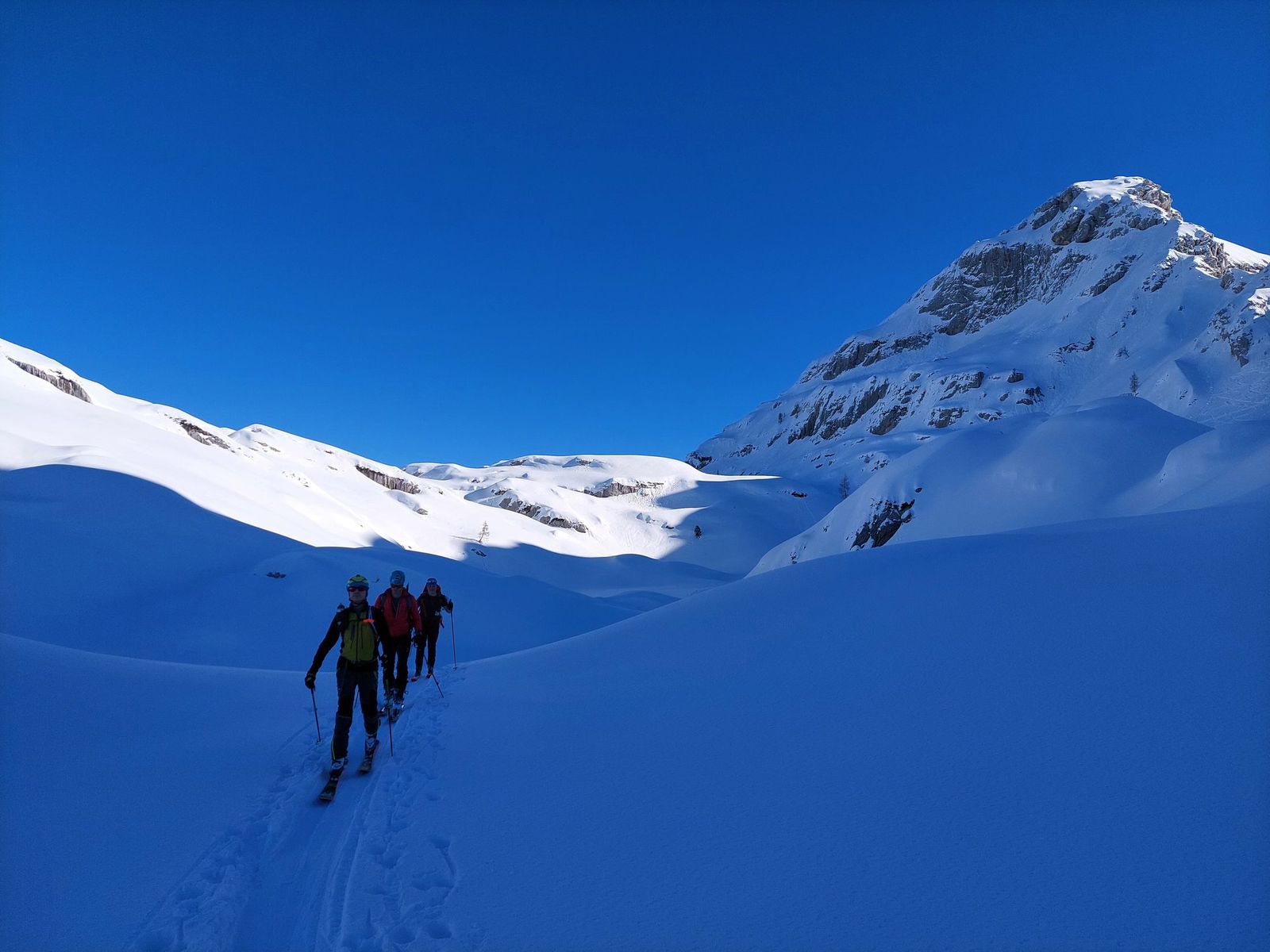 Skialp cez sedlo Bila Pec pod Kanin zima (09)