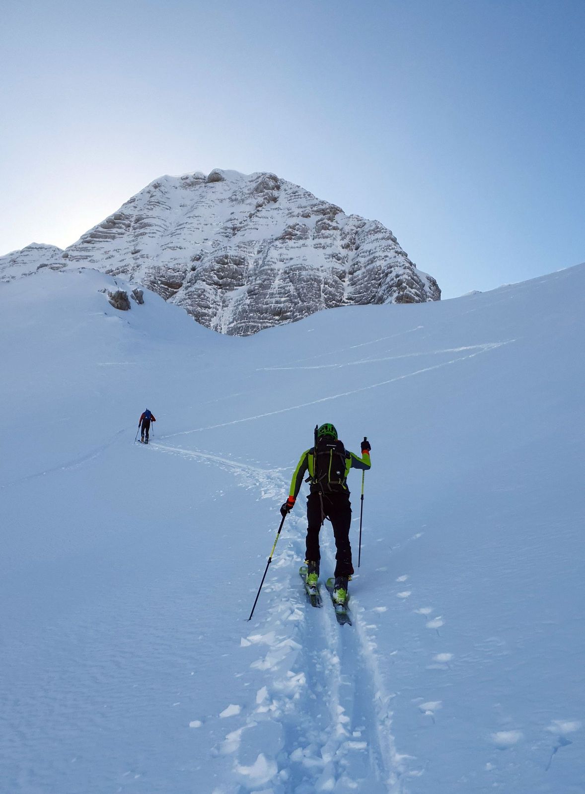 Skialp cez sedlo Bila Pec pod Kanin zima (11)