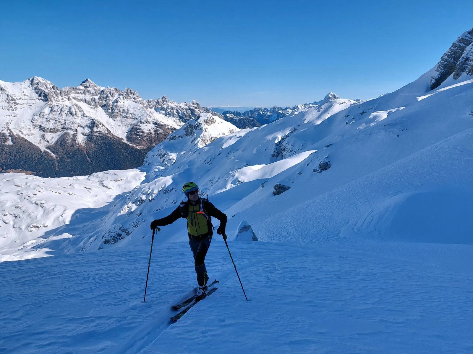 Skialp cez sedlo Bila Pec pod Kanin zima (13)
