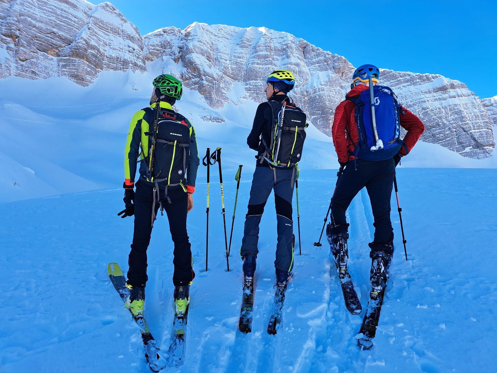 Skialp cez sedlo Bila Pec pod Kanin zima (15) Skialp cez sedlo Bila Pec pod Kanin zima (15)