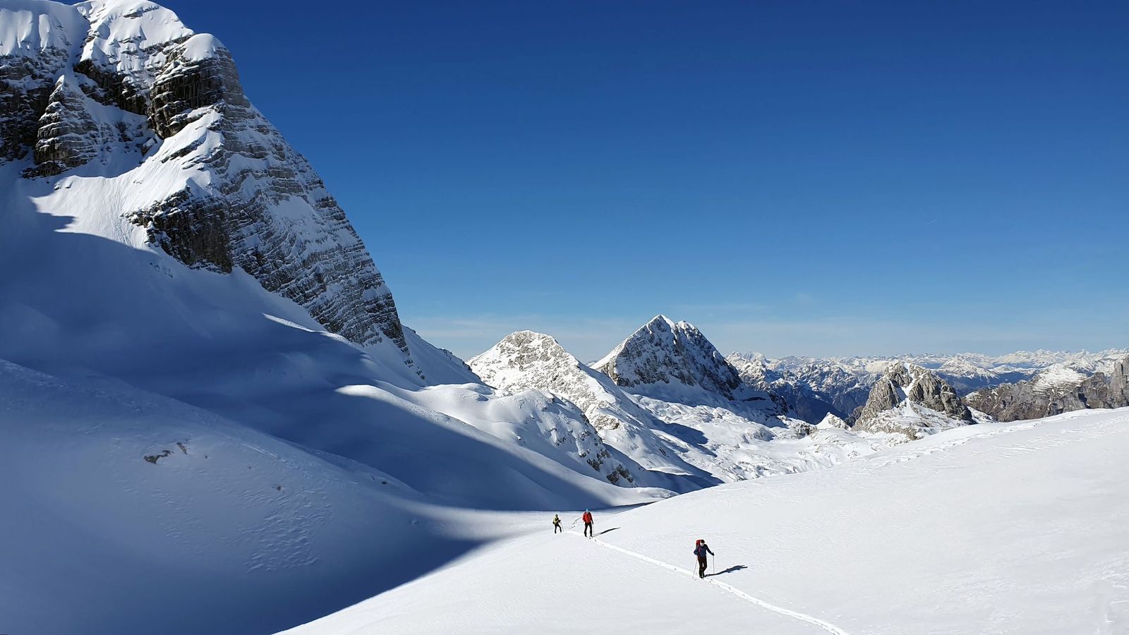 Skialp cez sedlo Bila Pec pod Kanin zima (21)