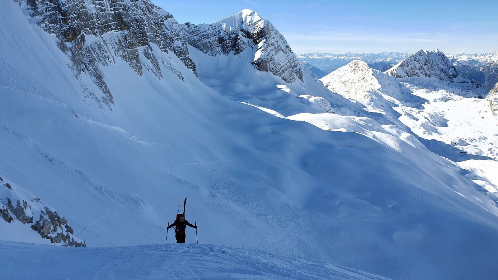 Skialp cez sedlo Bila Pec pod Kanin zima (23) Skialp cez sedlo Bila Pec pod Kanin zima (23)